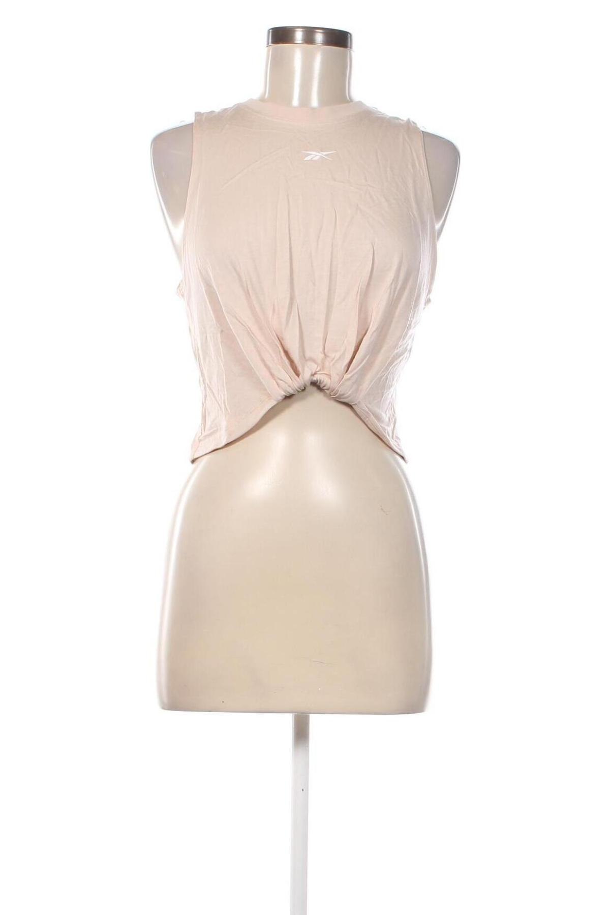 Damen Sporttop Reebok, Größe XL, Farbe Beige, Preis 10,79 €