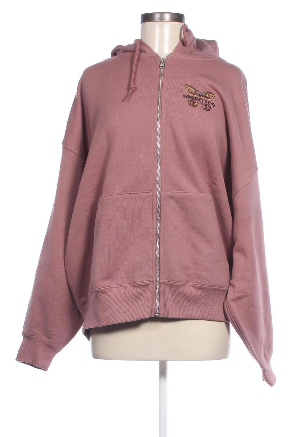 Damen Sweatshirt Converse, Größe M, Farbe Aschrosa, Preis € 30,99