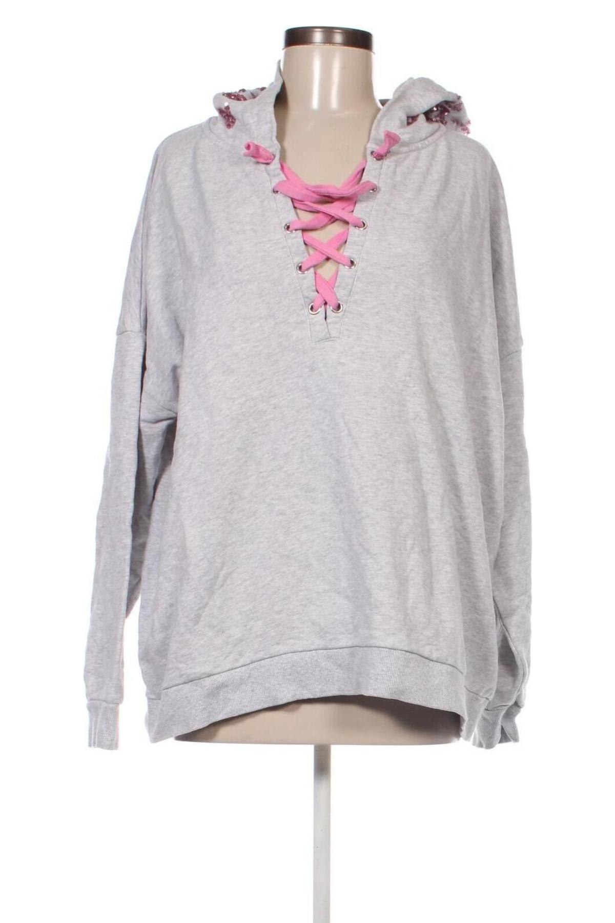 Damen Sweatshirt Oui, Größe XL, Farbe Grau, Preis 25,99 €