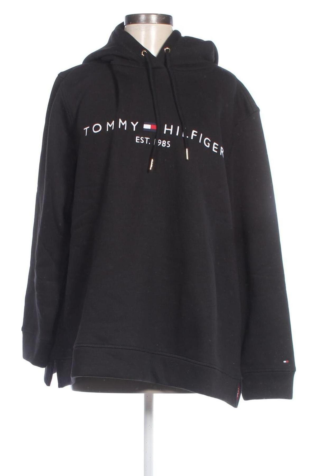 Damen Sweatshirt Tommy Hilfiger, Größe XXL, Farbe Schwarz, Preis 53,49 €