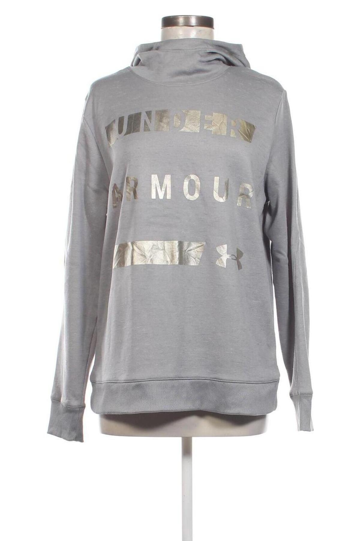 Damen Sweatshirt Under Armour, Größe L, Farbe Grau, Preis 11,49 €