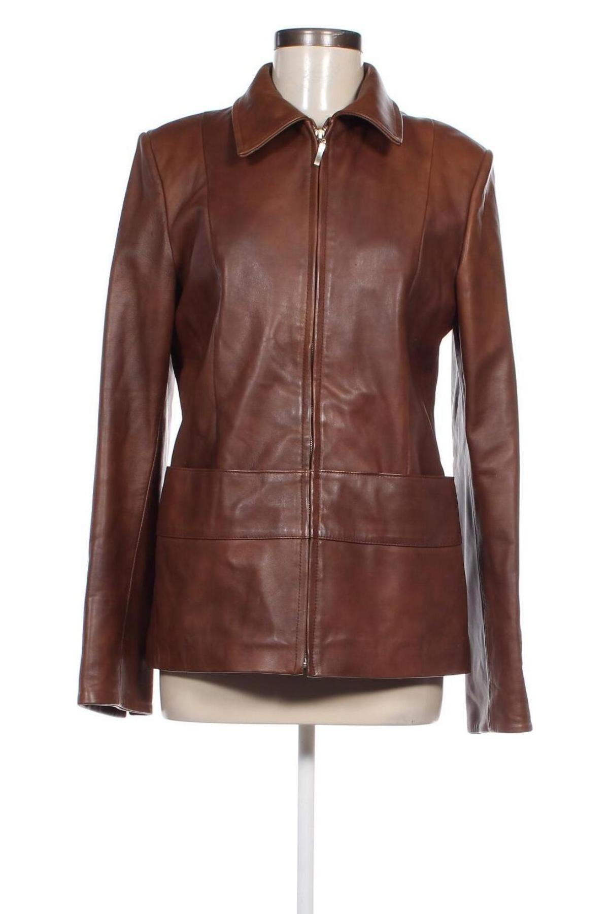 Damen Lederjacke, Größe L, Farbe Braun, Preis € 53,55