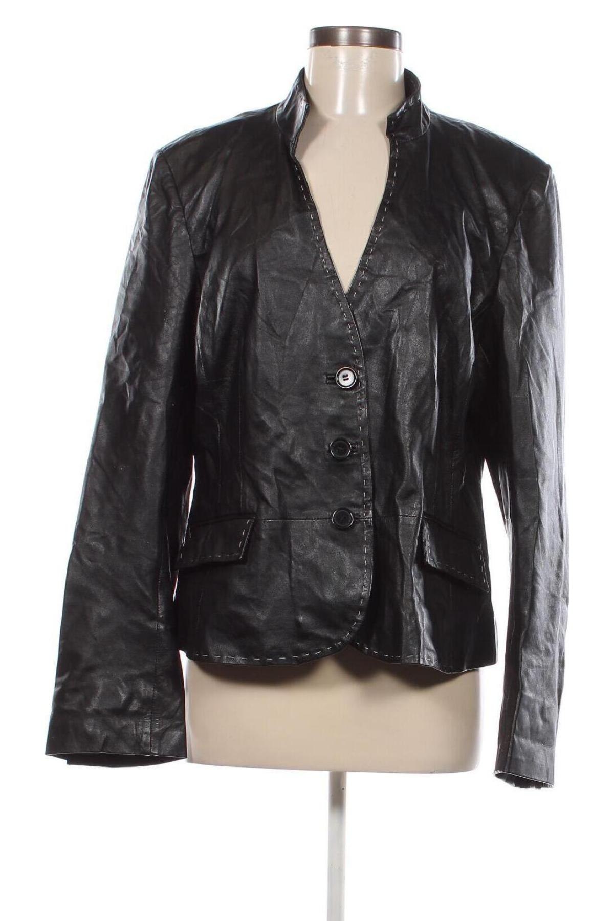 Damen Lederjacke, Größe M, Farbe Schwarz, Preis € 67,79