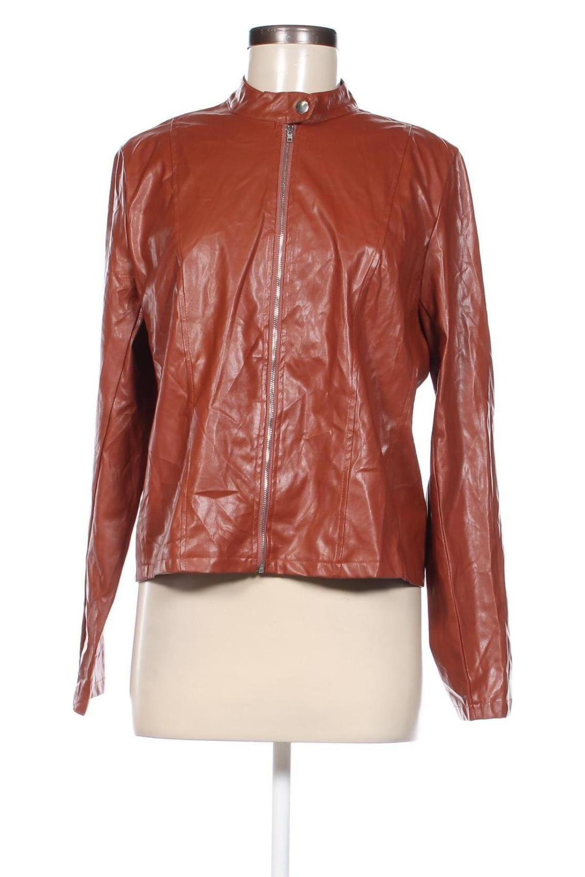 Damen Lederjacke, Größe XL, Farbe Braun, Preis € 40,79