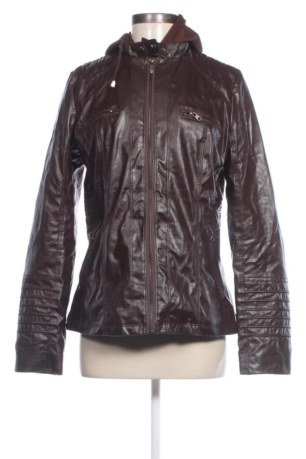 Damen Lederjacke, Größe L, Farbe Braun, Preis € 14,49