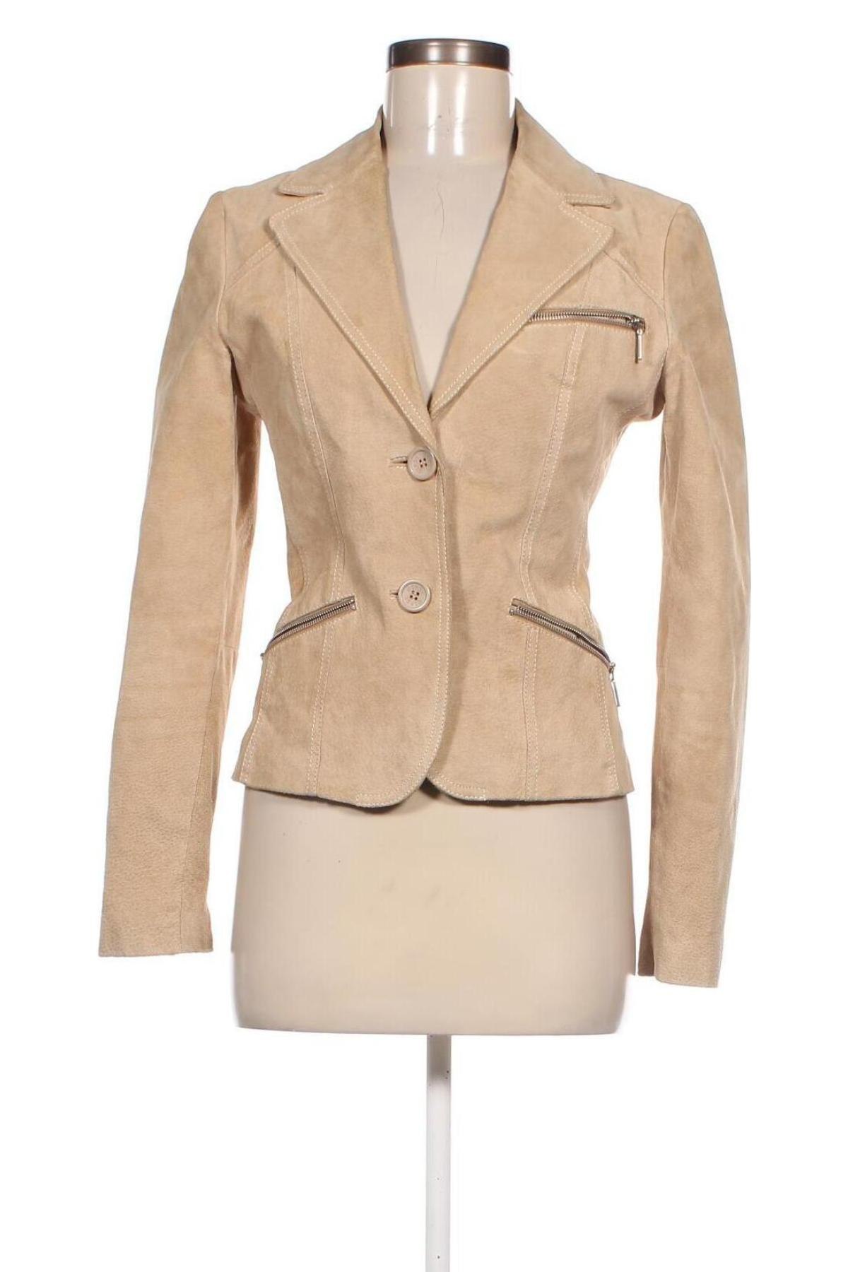 Damen Lederjacke Gipsy, Größe M, Farbe Beige, Preis € 101,79