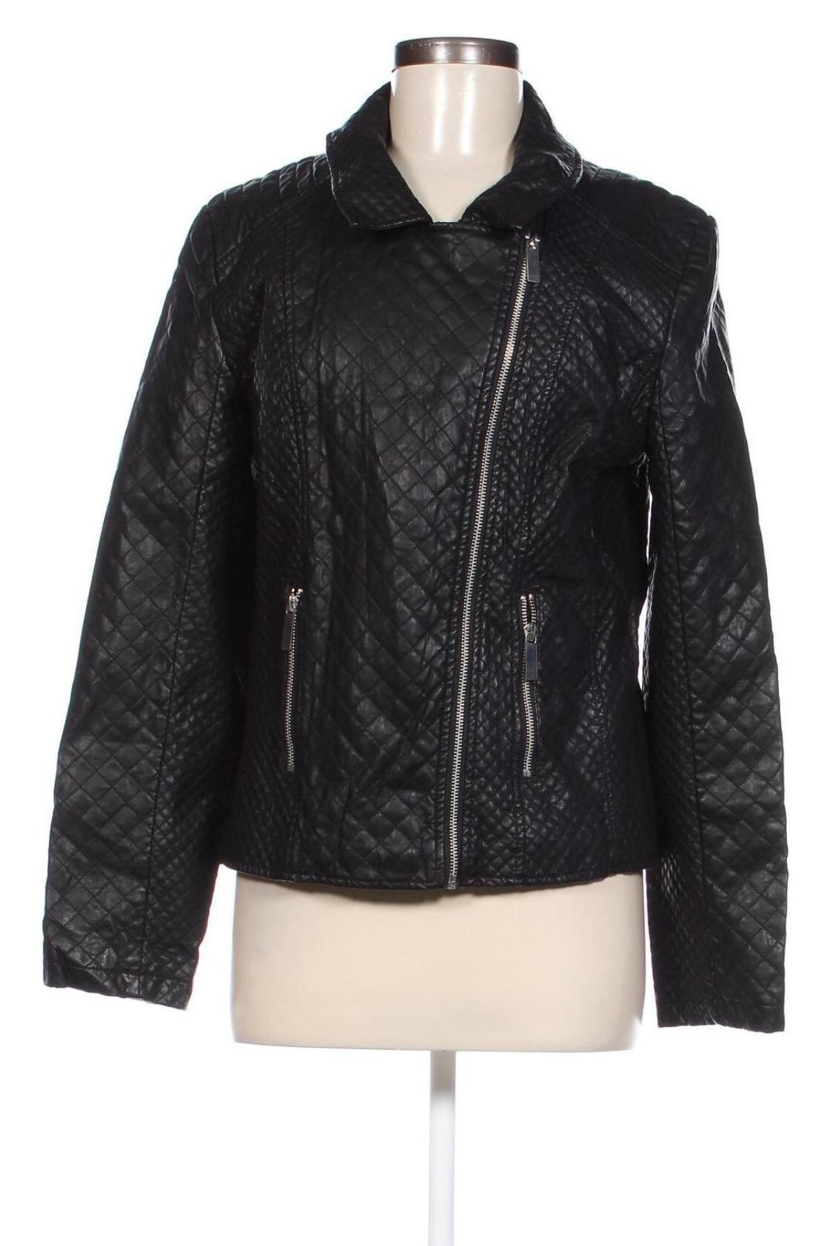 Damen Lederjacke Opus, Größe M, Farbe Schwarz, Preis 20,49 €