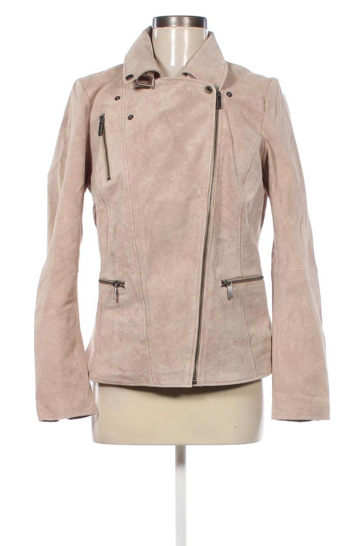 Damen Lederjacke Tamaris, Größe L, Farbe Beige, Preis € 155,99