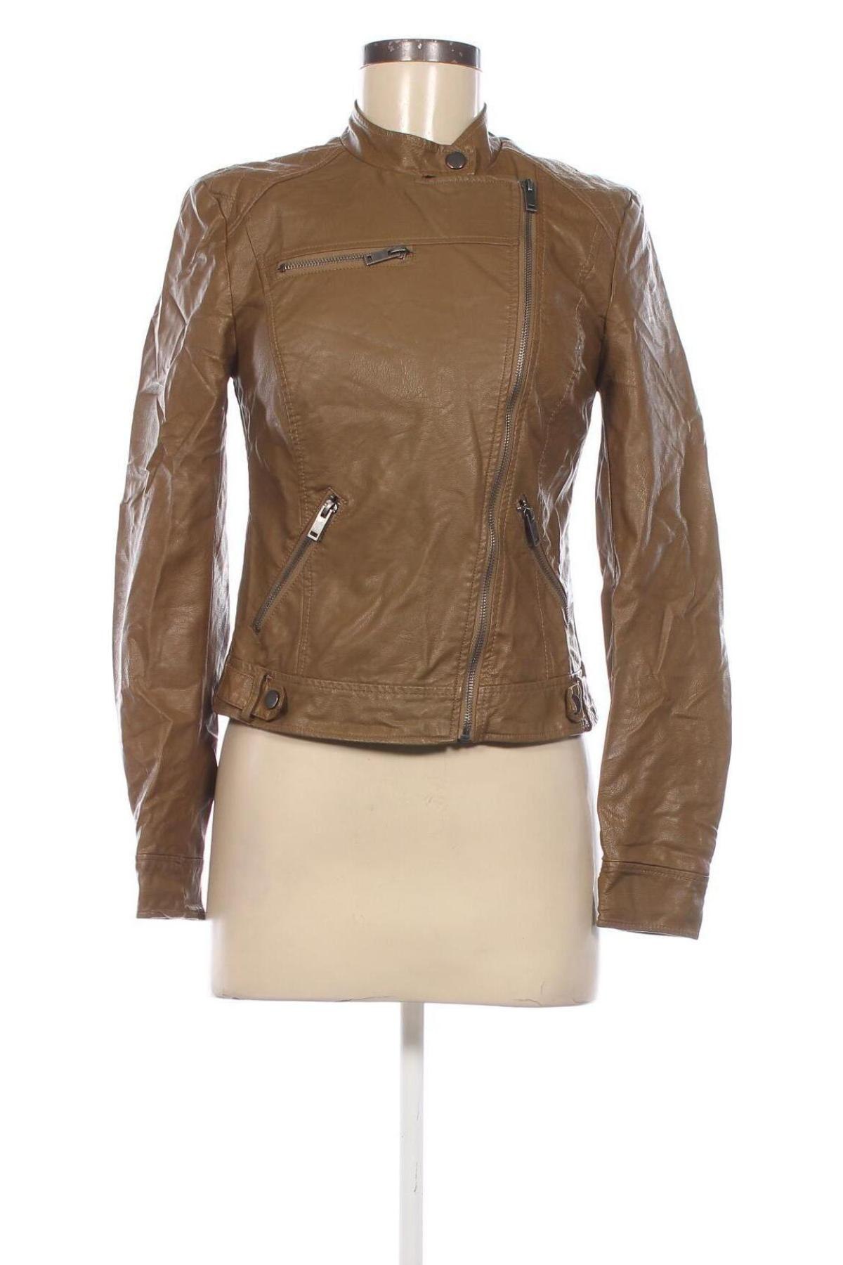 Damen Lederjacke Vero Moda, Größe S, Farbe Braun, Preis € 12,99