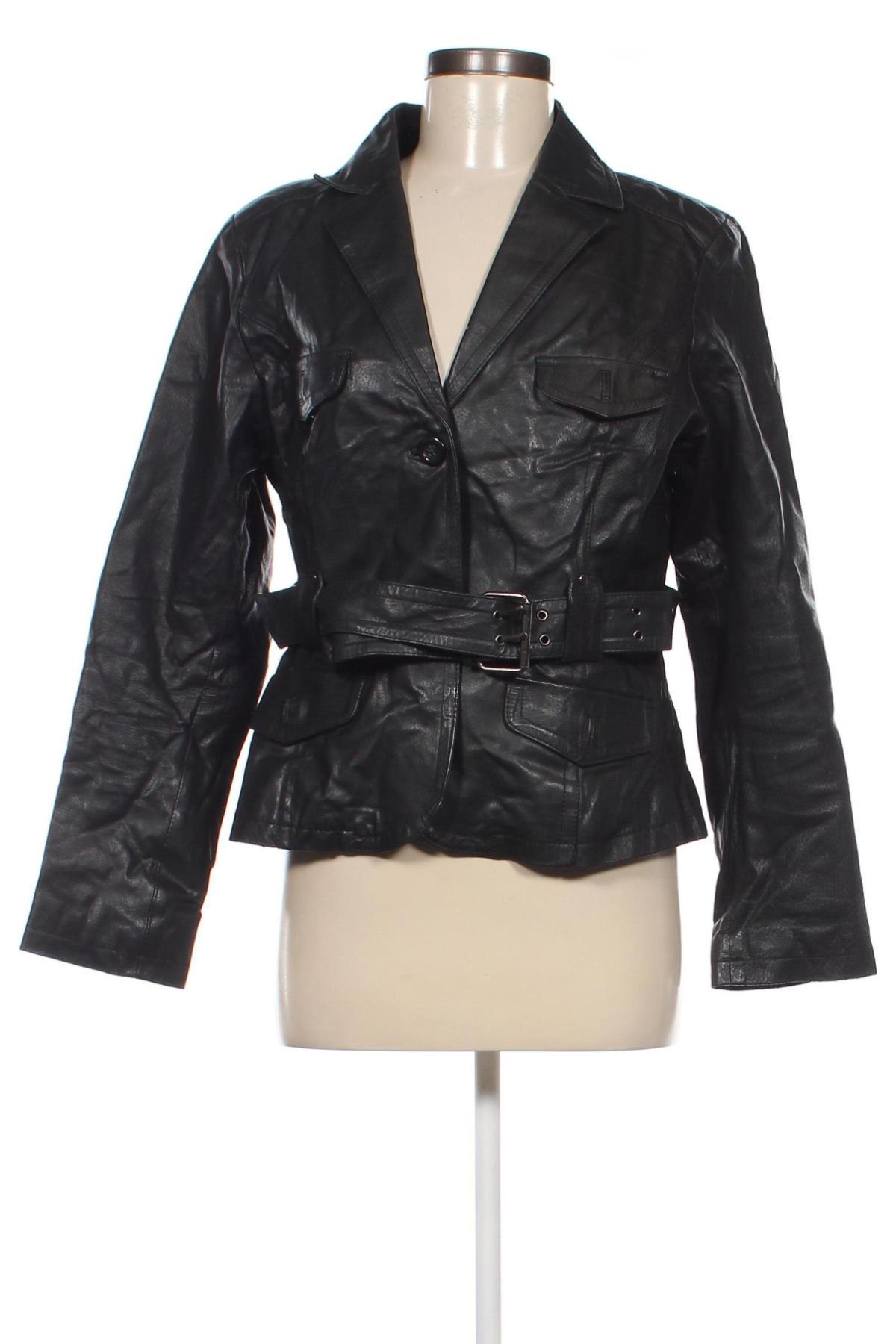 Damen Lederjacke Yessica, Größe M, Farbe Schwarz, Preis 12,12 €