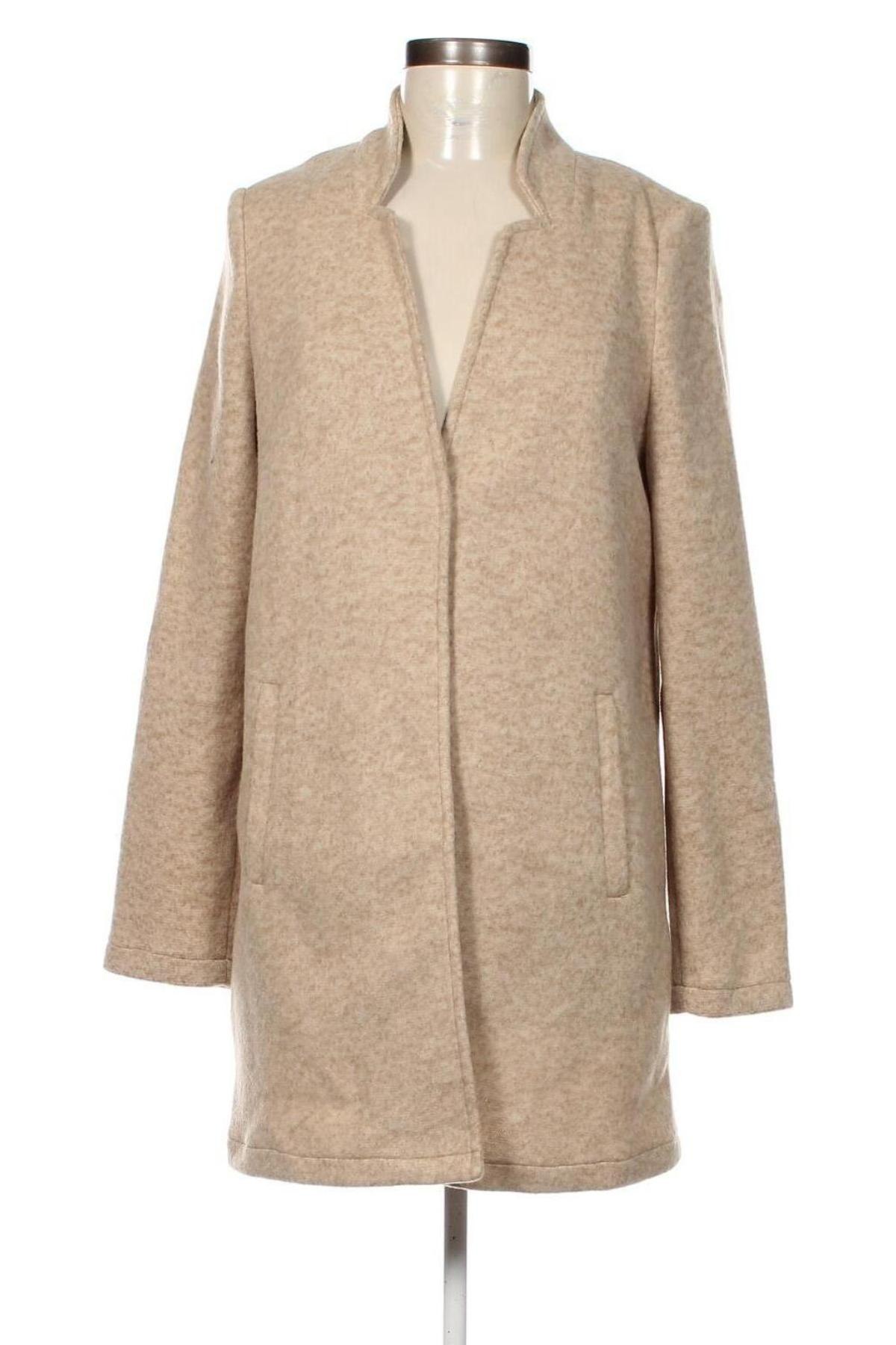 Damenmantel Vero Moda, Größe S, Farbe Beige, Preis € 27,99