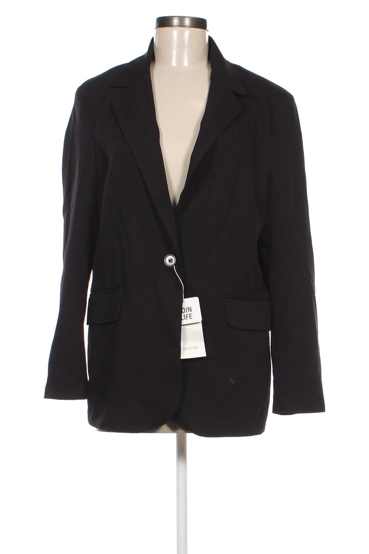 Damen Blazer Bershka, Größe M, Farbe Schwarz, Preis 15,99 €