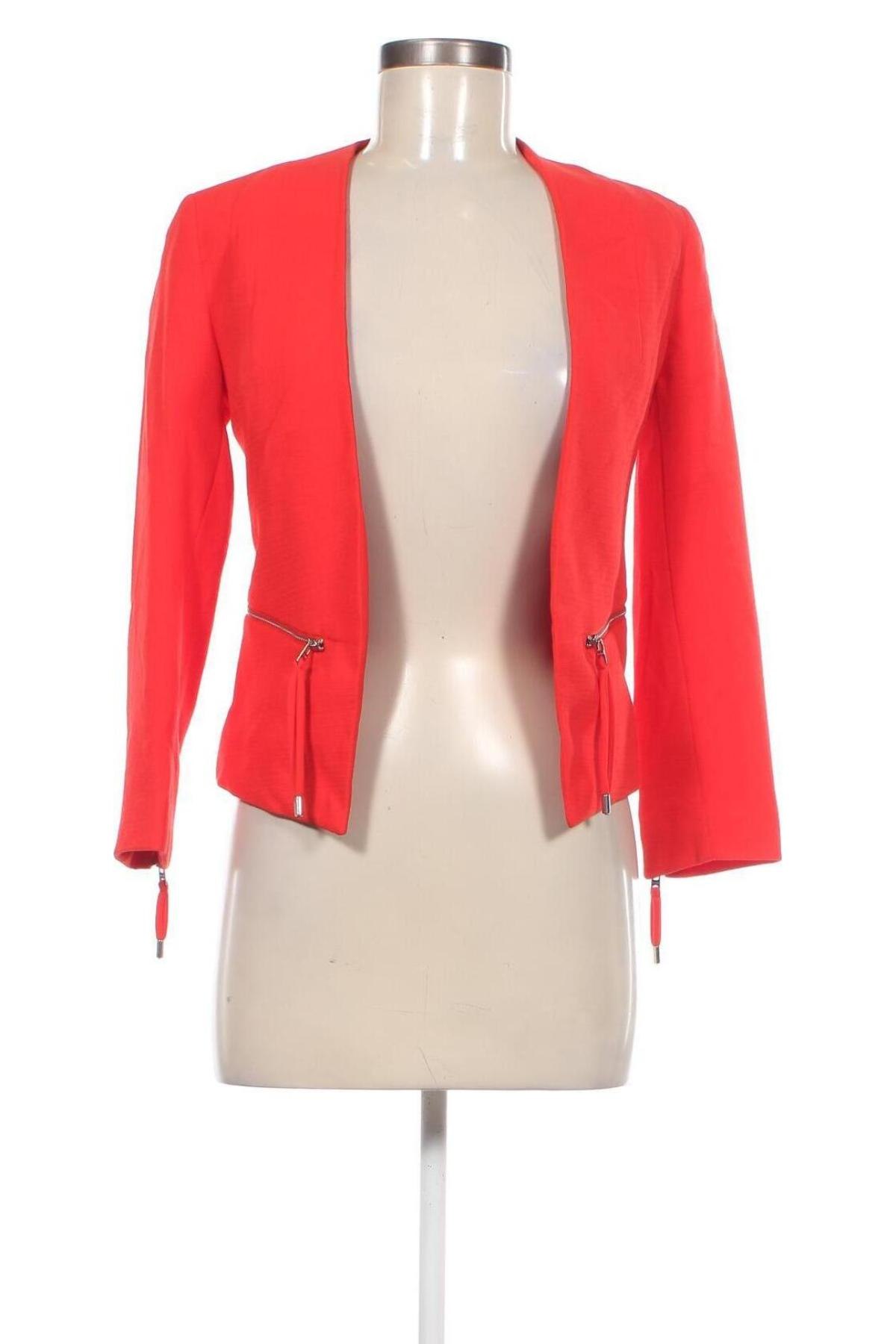 Damen Blazer Bershka, Größe XS, Farbe Rot, Preis 11,99 €