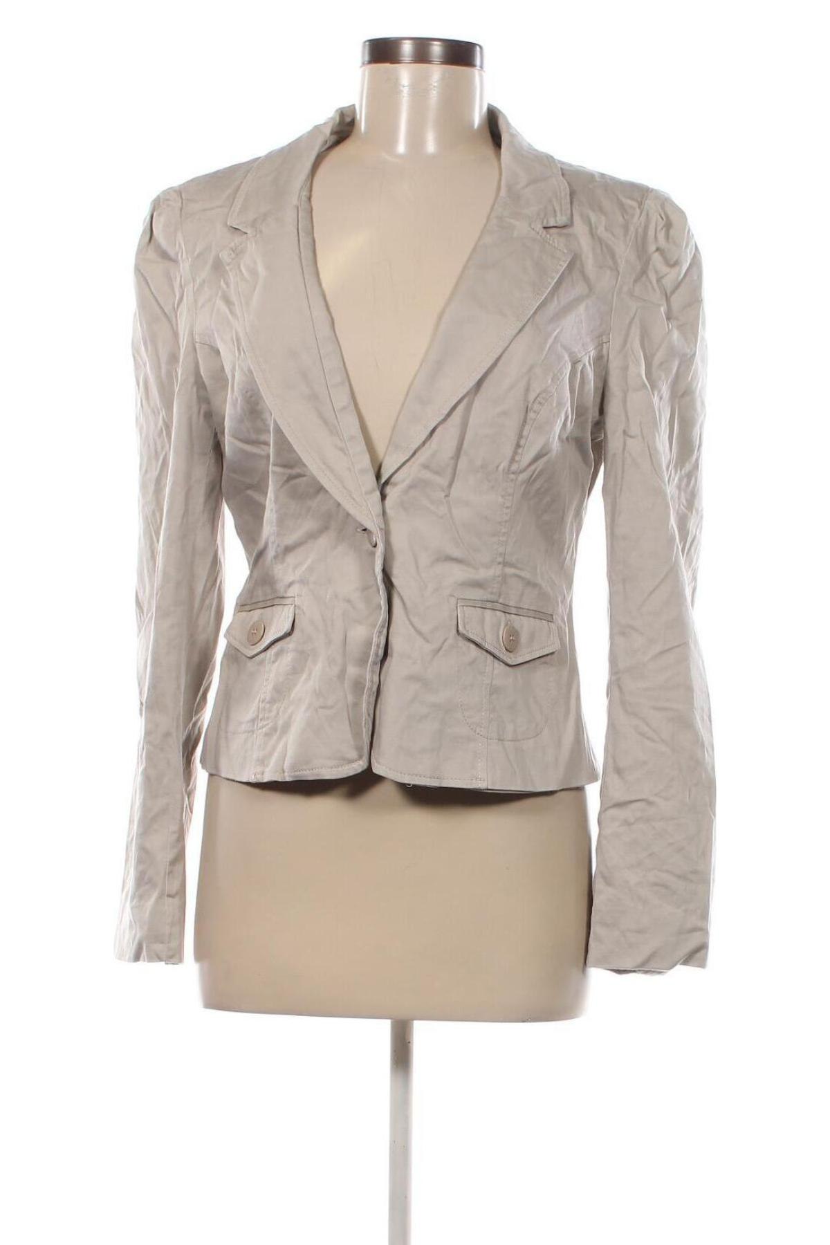 Damen Blazer Clockhouse, Größe L, Farbe Beige, Preis 9,99 €