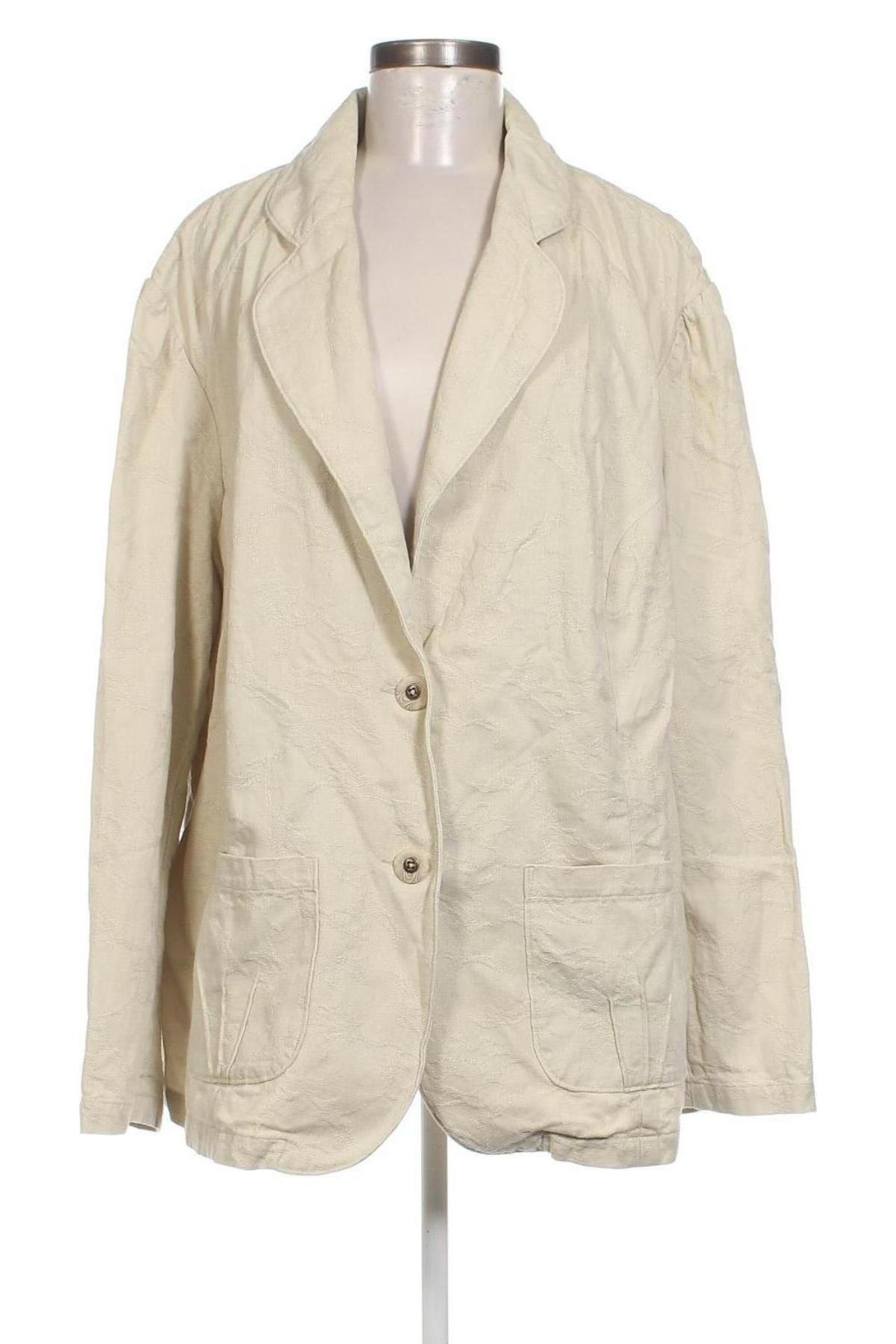 Damen Blazer East Coast, Größe 5XL, Farbe Beige, Preis 21,48 €