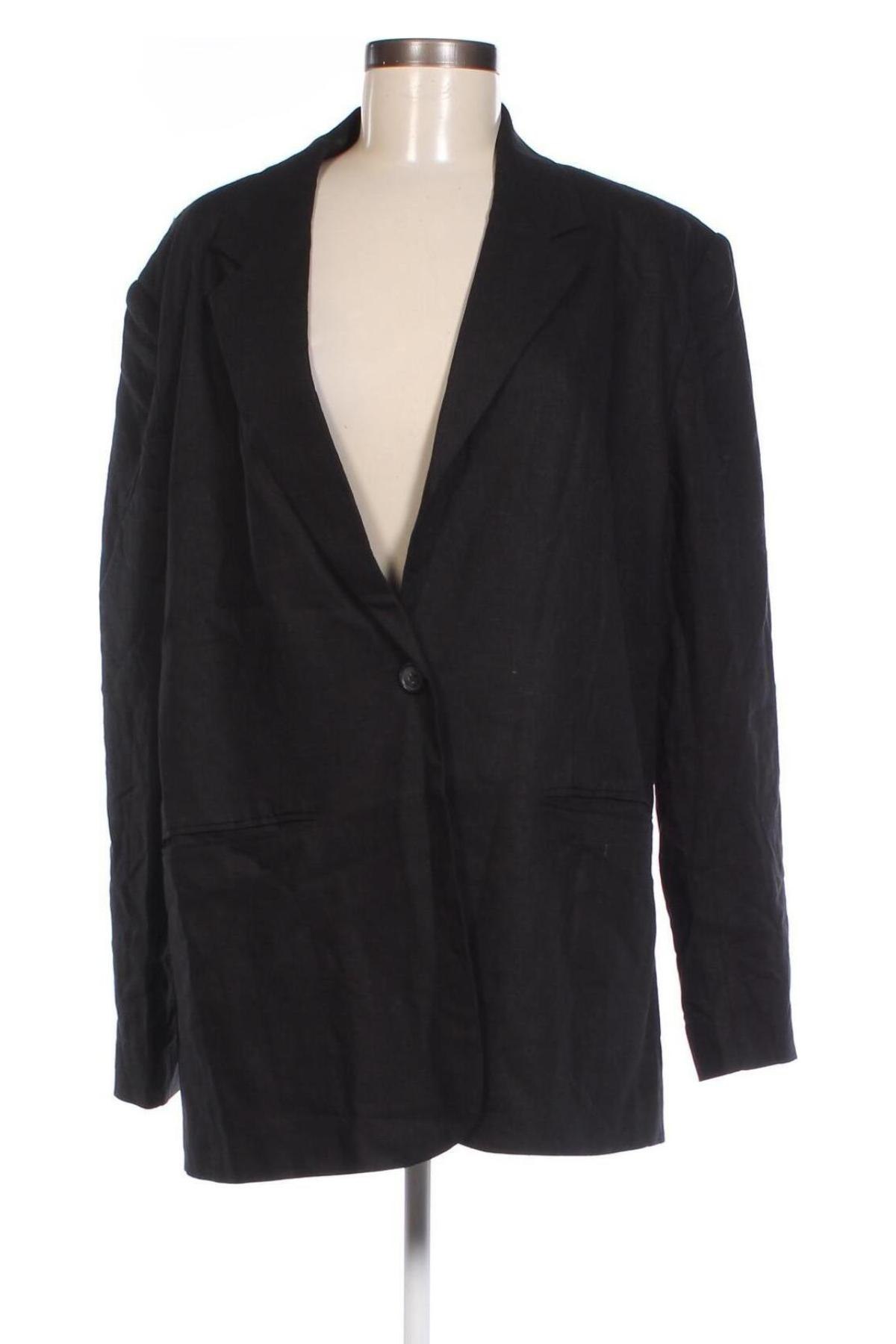 Damen Blazer Gina Tricot, Größe L, Farbe Schwarz, Preis € 18,49