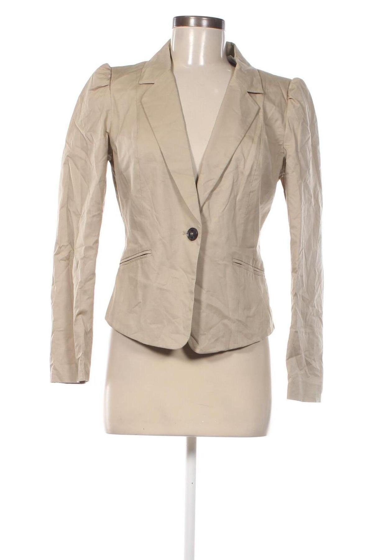 Damen Blazer H&M, Größe M, Farbe Beige, Preis 13,99 €