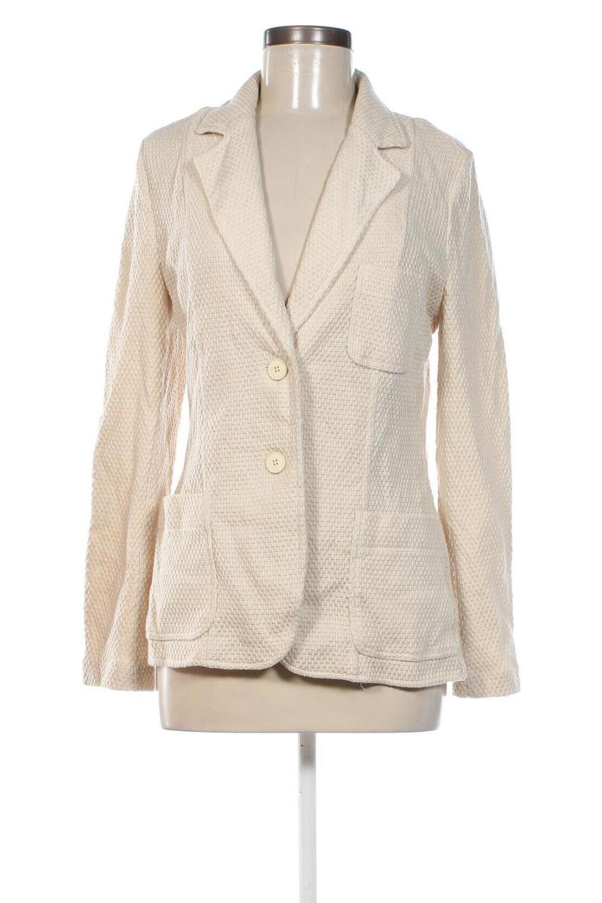 Damen Blazer Heinzelmann, Größe M, Farbe Beige, Preis 11,79 €