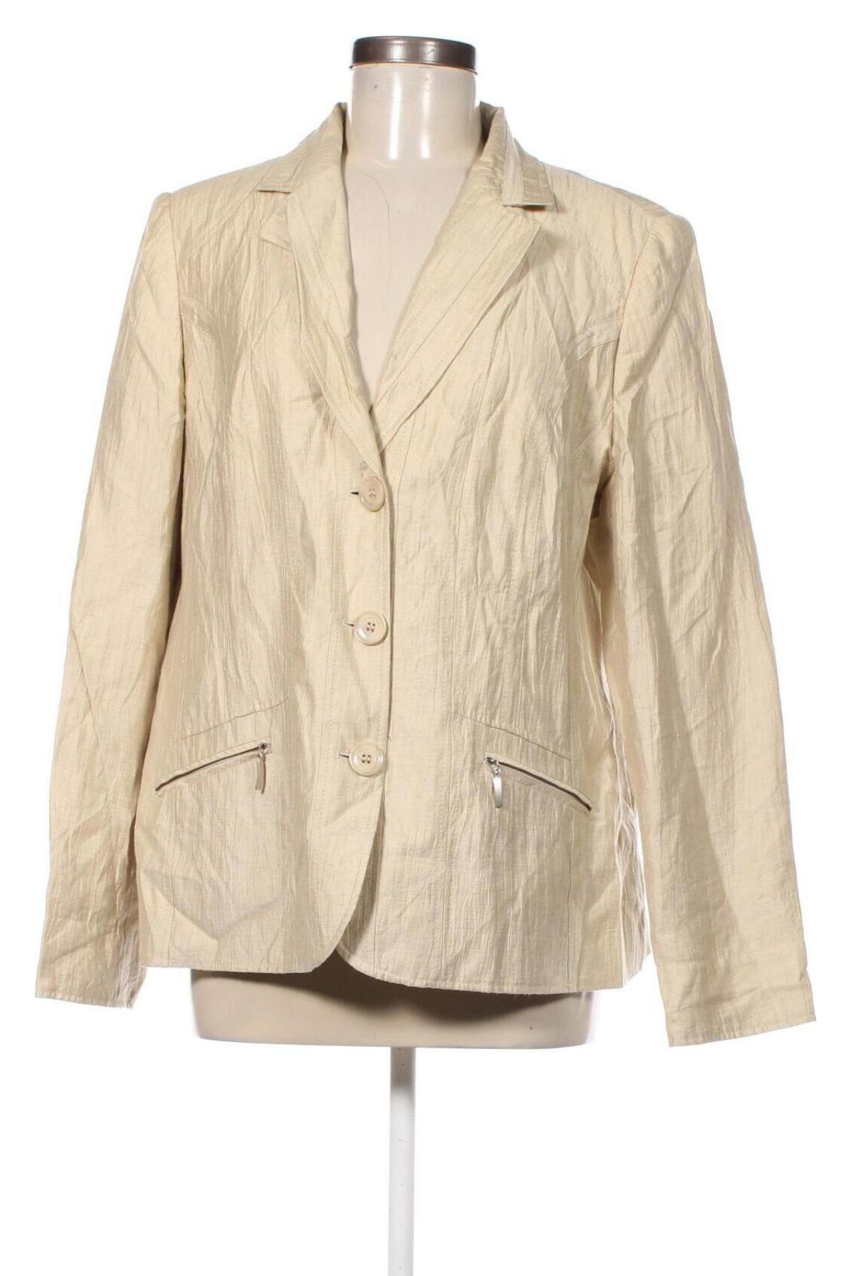 Damen Blazer Kstn By Kirsten, Größe XL, Farbe Beige, Preis € 8,99