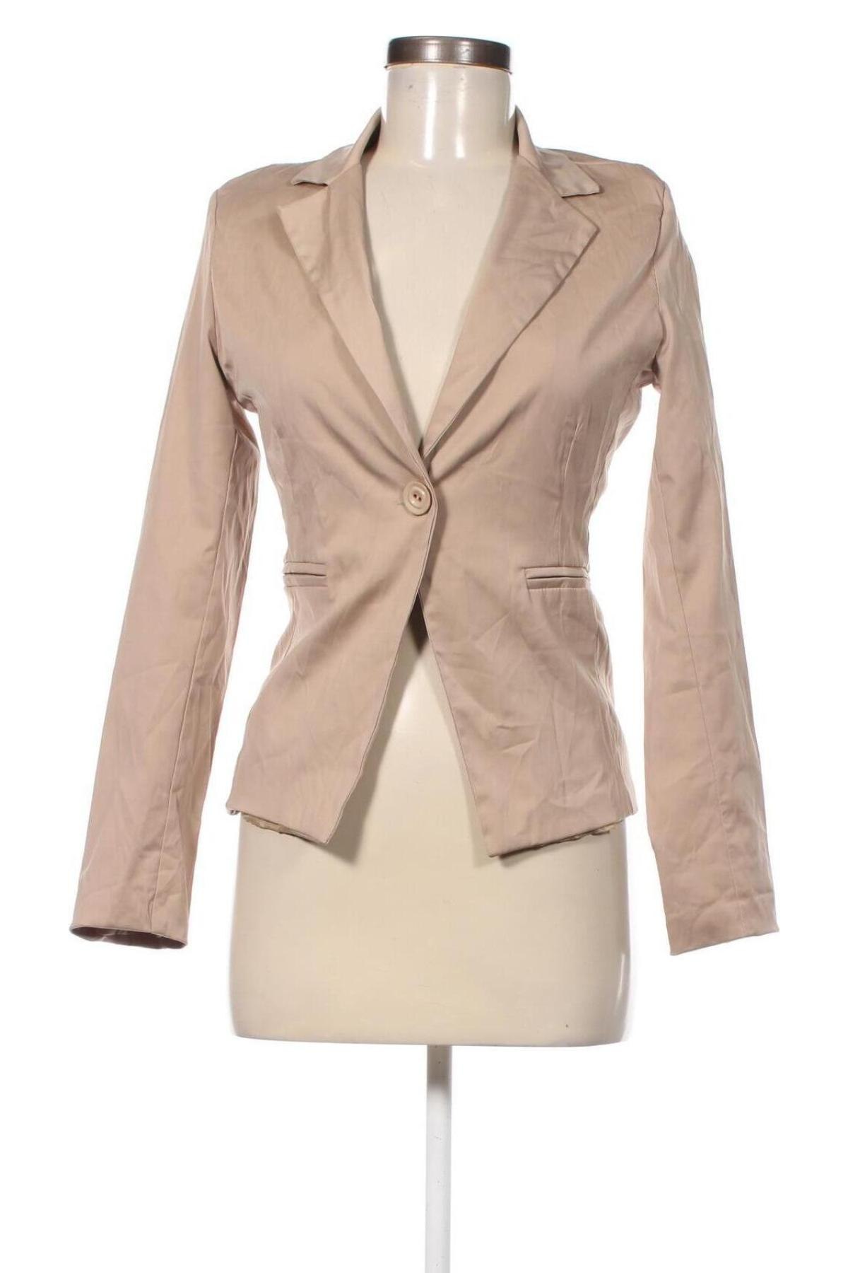 Damen Blazer Madonna, Größe L, Farbe Beige, Preis 11,99 €