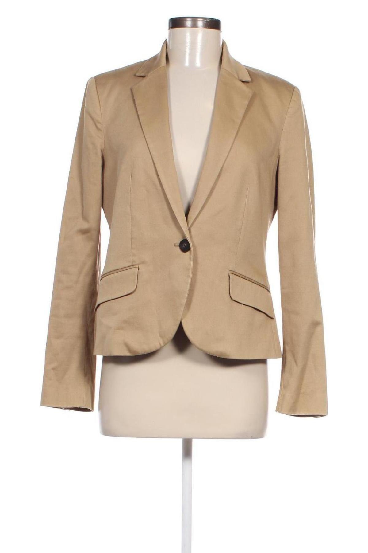 Damen Blazer Mango, Größe L, Farbe Beige, Preis 18,49 €