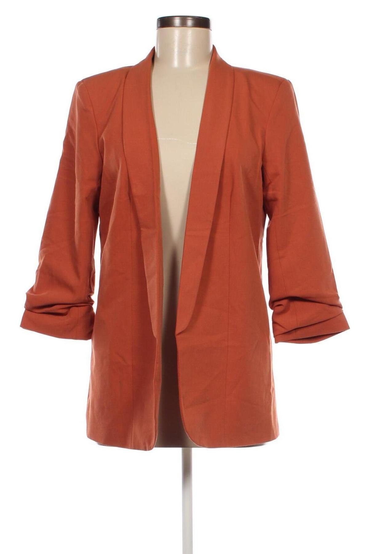 Damen Blazer Pieces, Größe M, Farbe Orange, Preis 16,99 €