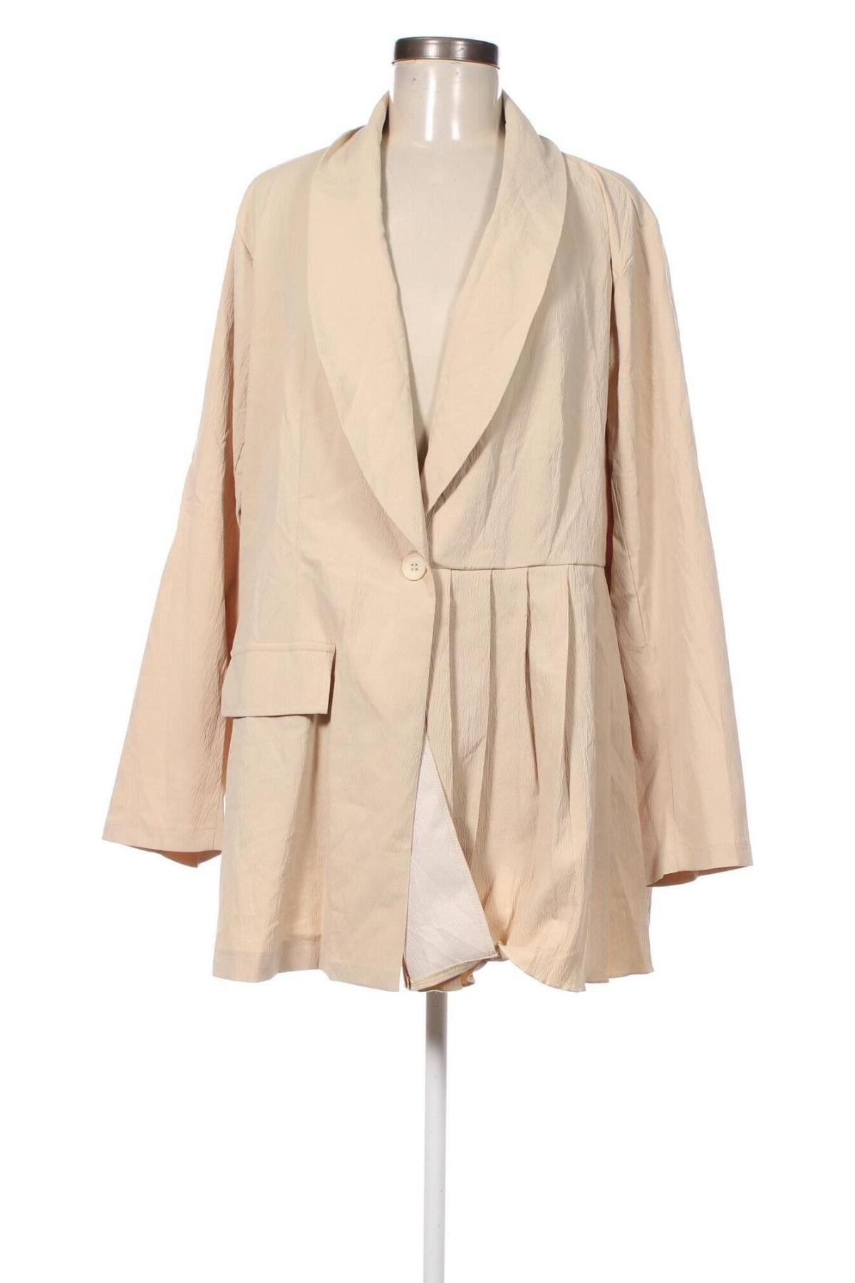 Damen Blazer SHEIN, Größe XXL, Farbe Beige, Preis 8,99 €