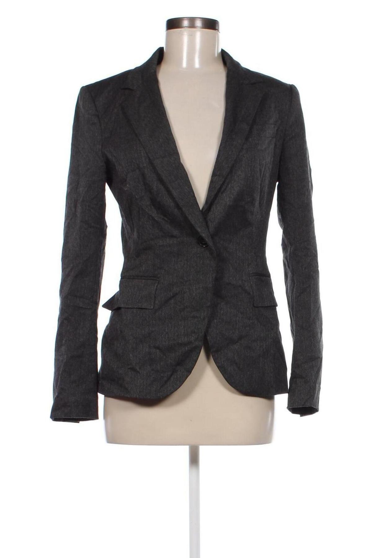 Damen Blazer Zara, Größe M, Farbe Grau, Preis 11,99 €