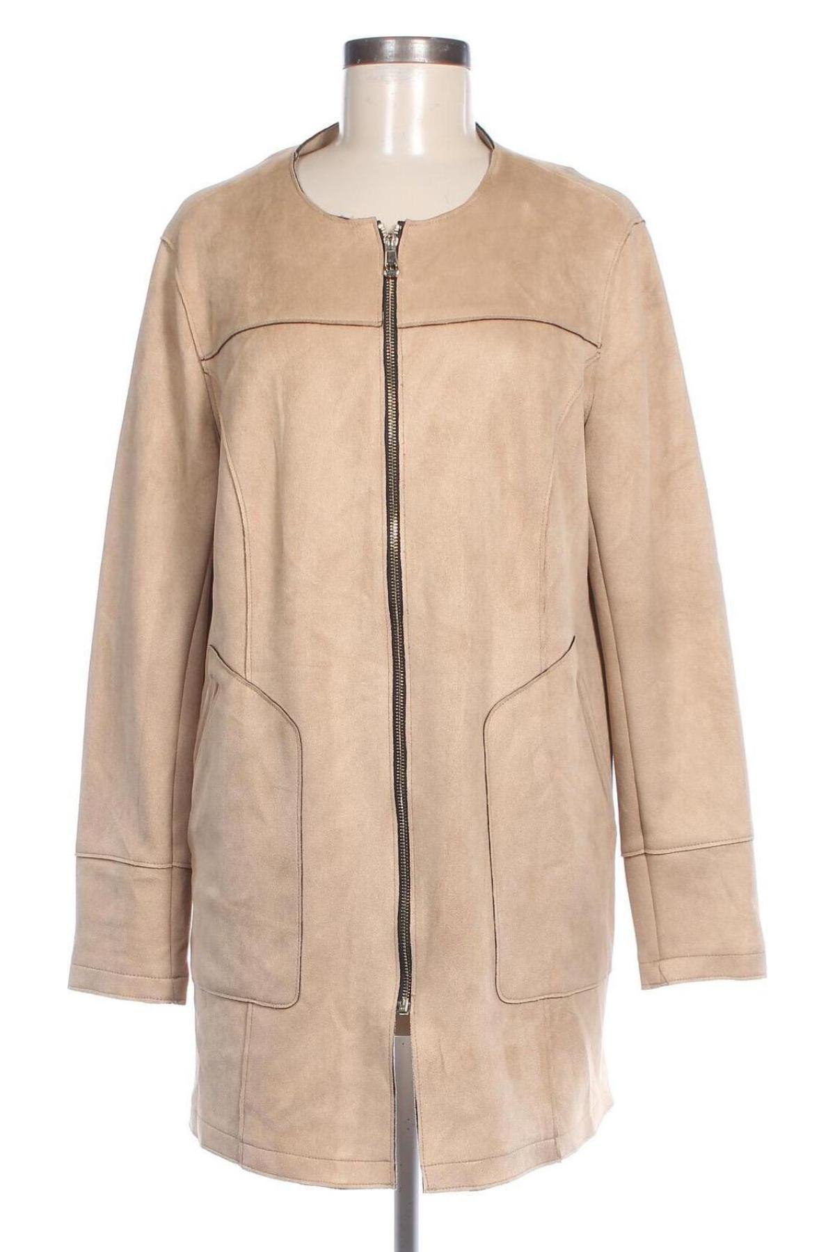 Damenjacke C&A, Größe XL, Farbe Beige, Preis 18,99 €