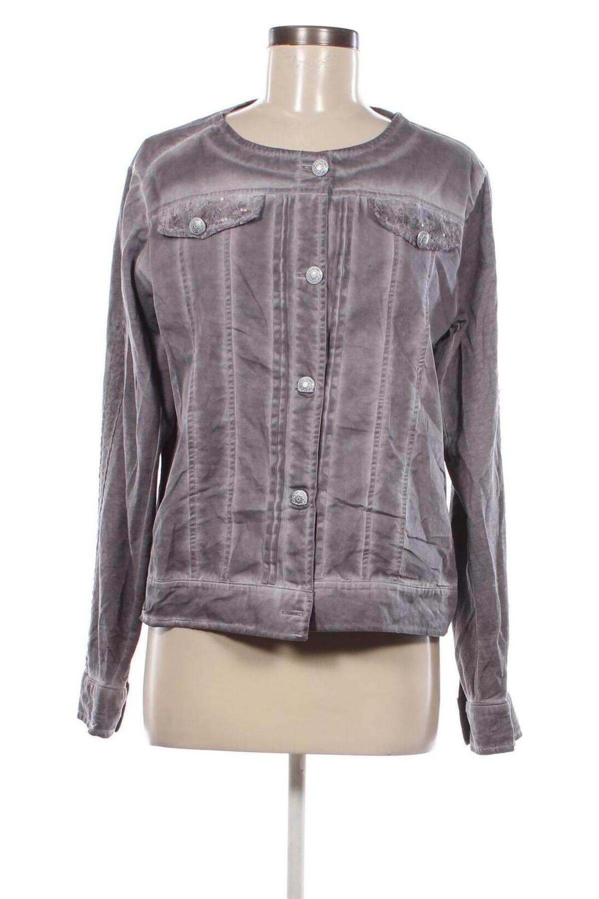 Damenjacke Laura Torelli, Größe L, Farbe Grau, Preis € 15,49