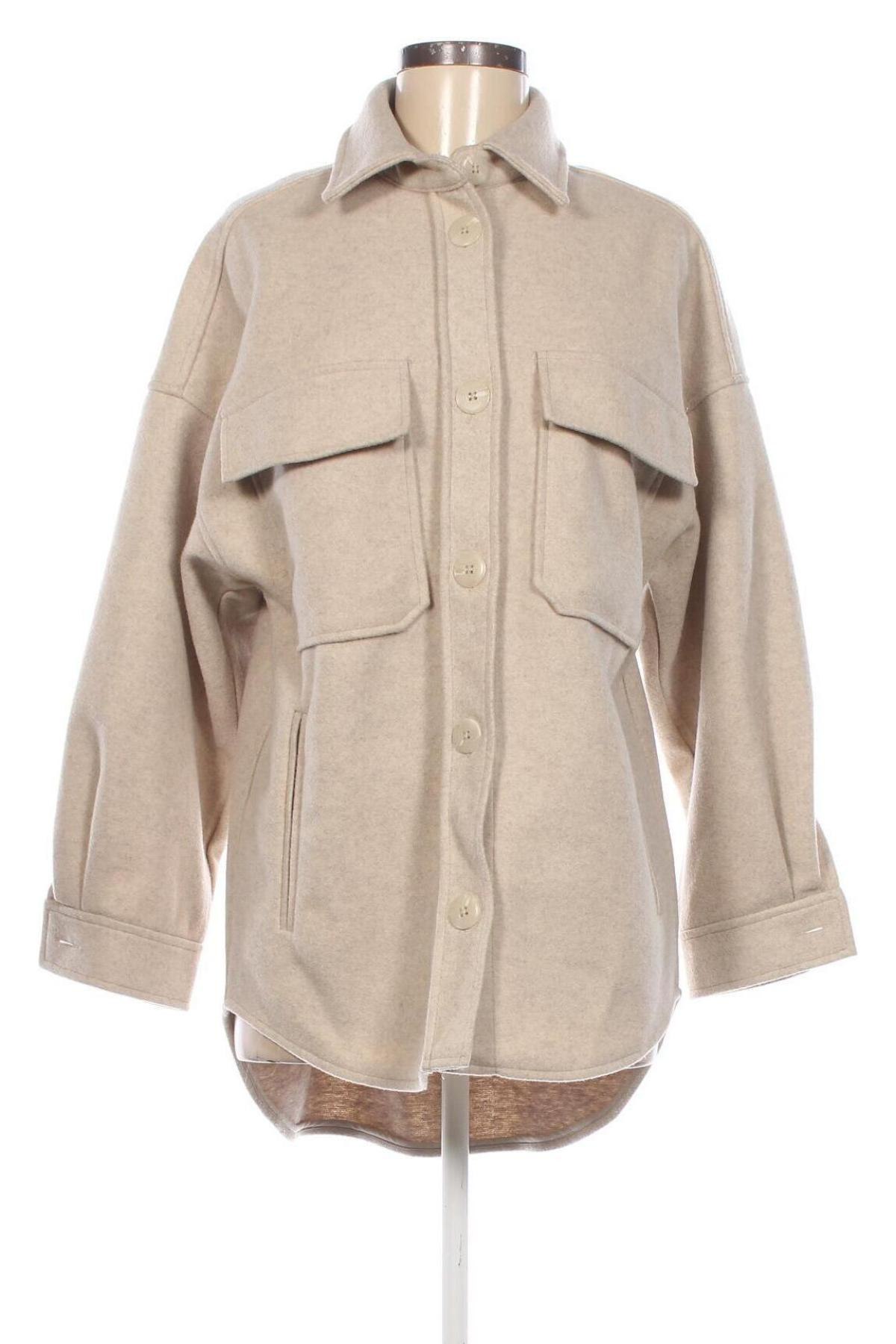 Damenjacke Stradivarius, Größe M, Farbe Beige, Preis € 16,49