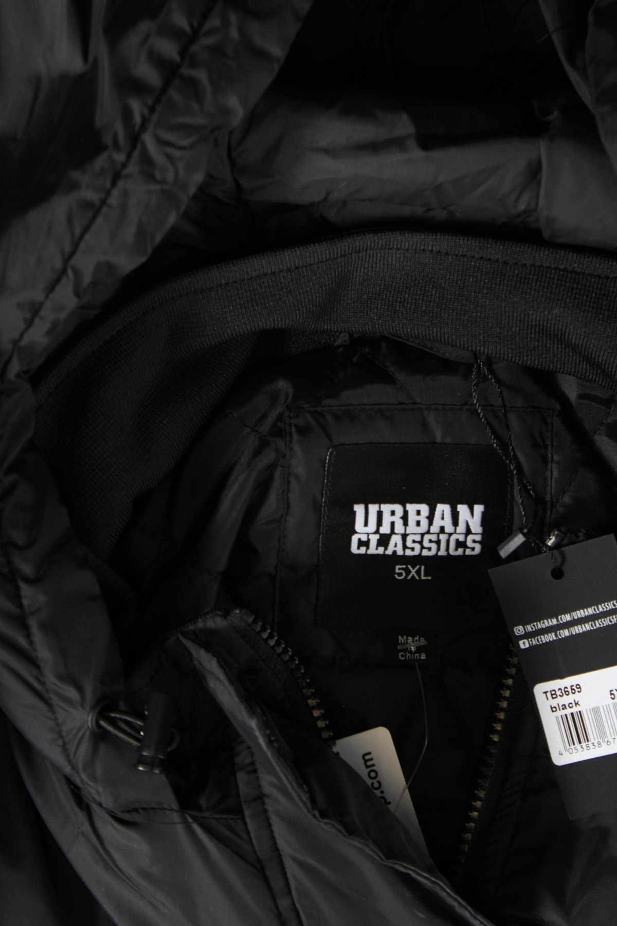 Geacă de femei Urban Classics, Mărime 5XL, Culoare Negru, Preț 224,99 Lei