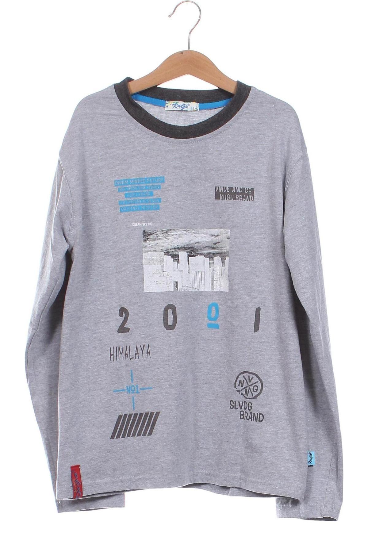 Kinder Shirt, Größe 9-10y/ 140-146 cm, Farbe Grau, Preis € 3,29