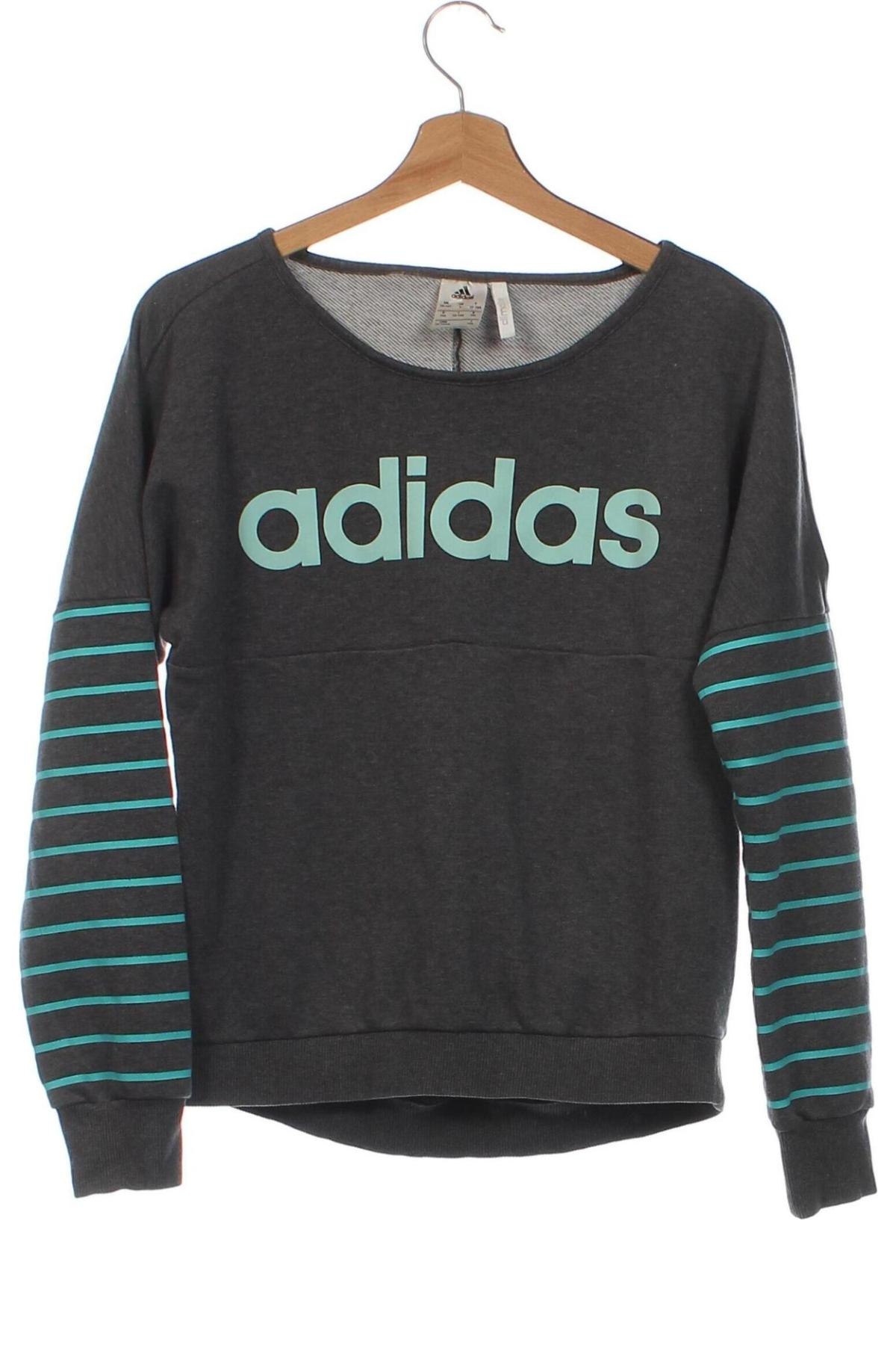 Kinder Shirt Adidas, Größe 13-14y/ 164-168 cm, Farbe Grau, Preis 11,76 €