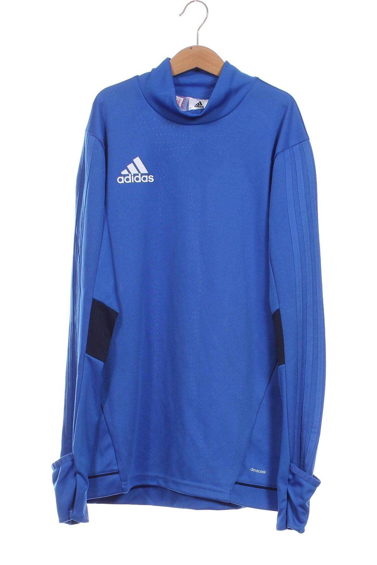 Kinder Shirt Adidas, Größe 13-14y/ 164-168 cm, Farbe Blau, Preis 10,99 €