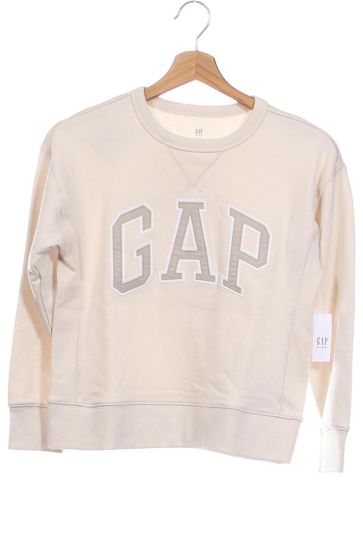 Детска блуза Gap Kids, Размер 7-8y/ 128-134 см, Цвят Бежов, Цена 51,29 лв.