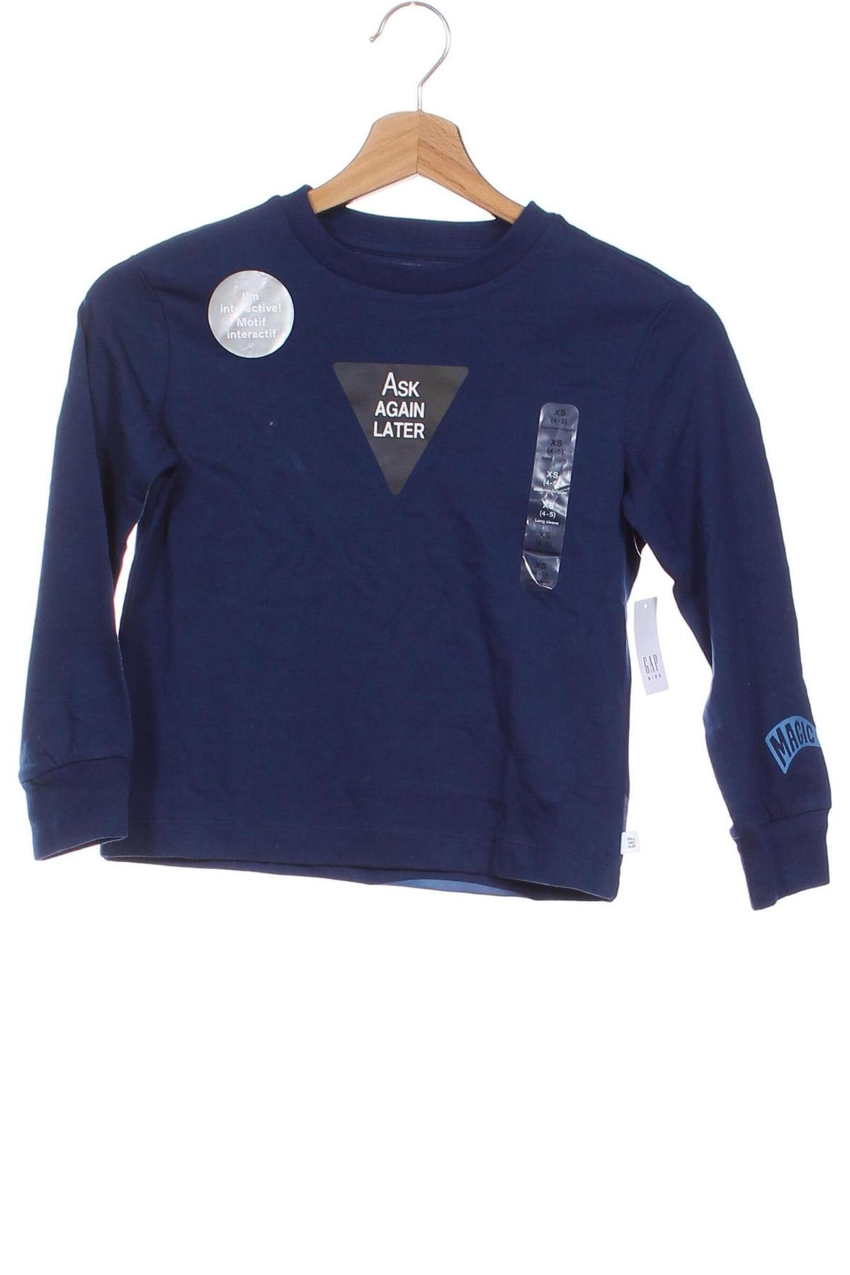 Dziecięca bluzka Gap Kids, Rozmiar 3-4y/ 104-110 cm, Kolor Niebieski, Cena 74,99 zł