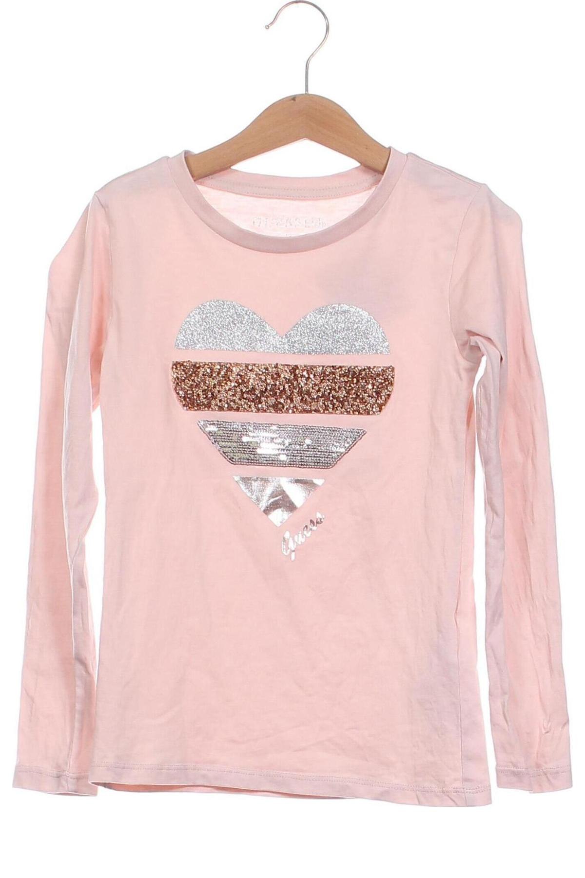 Kinder Shirt Guess, Größe 6-7y/ 122-128 cm, Farbe Rosa, Preis € 17,99