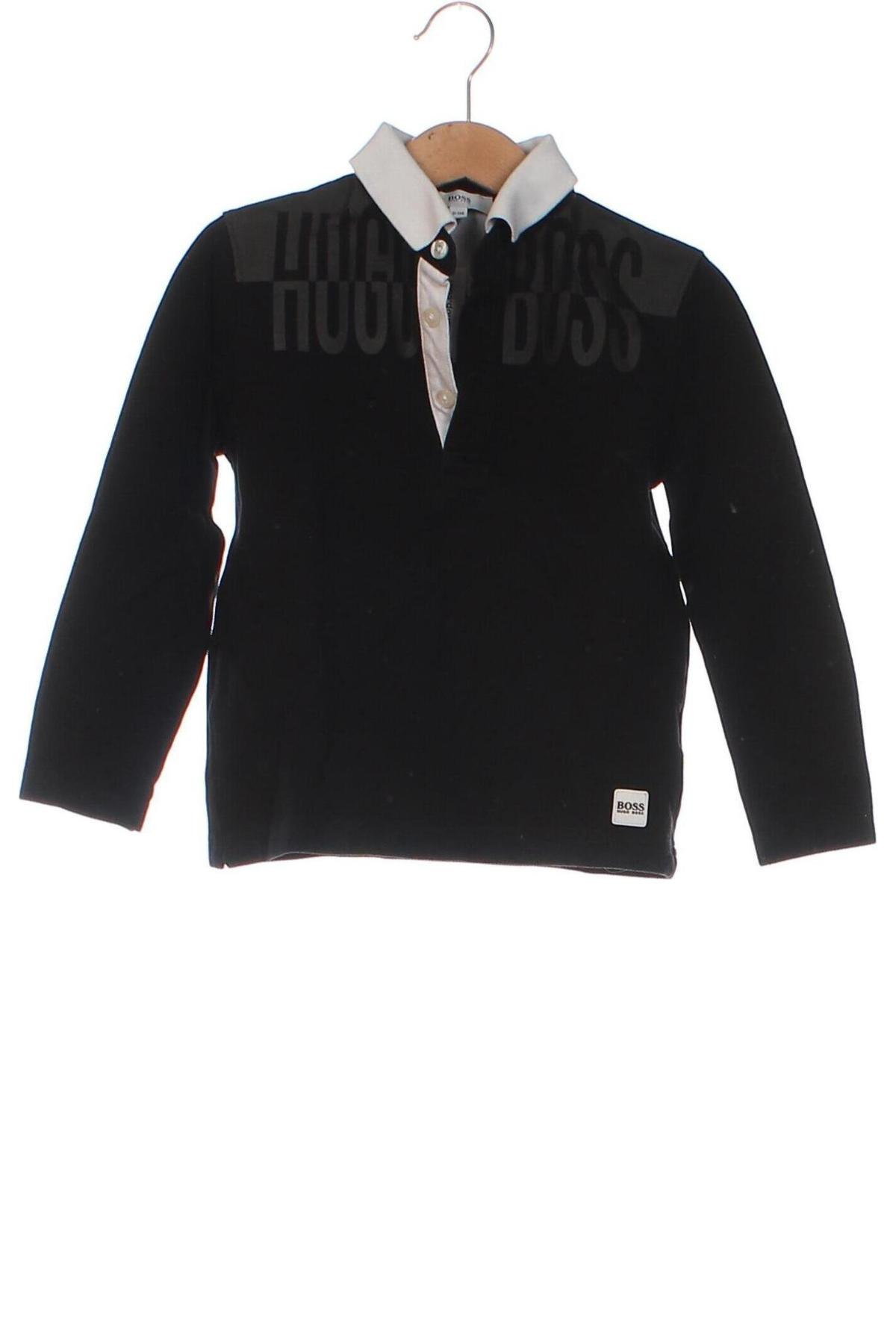 Kinder Shirt Hugo Boss, Größe 5-6y/ 116-122 cm, Farbe Schwarz, Preis 15,79 €