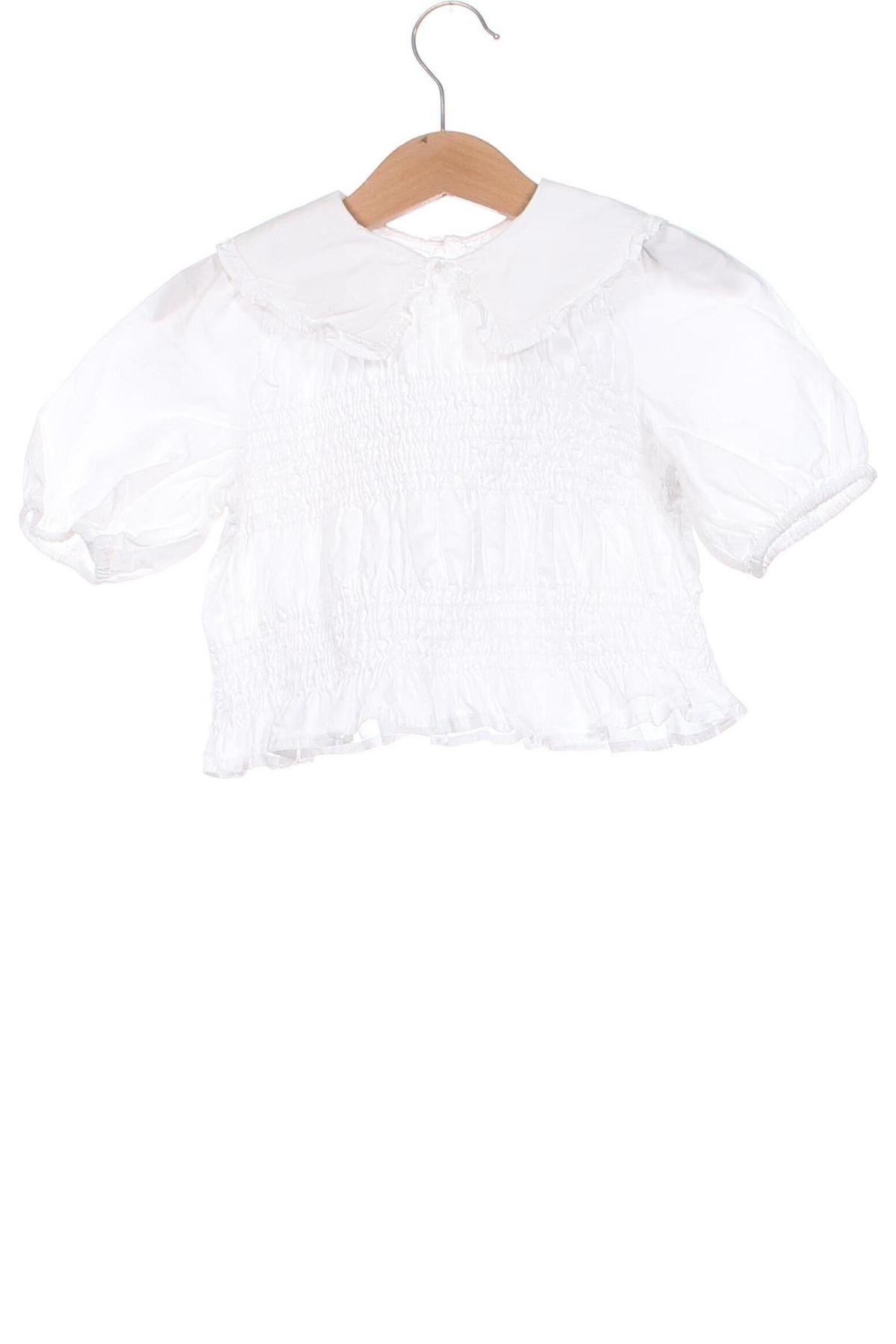 Dziecięca bluzka Zara, Rozmiar 18-24m/ 86-98 cm, Kolor Biały, Cena 19,99 zł