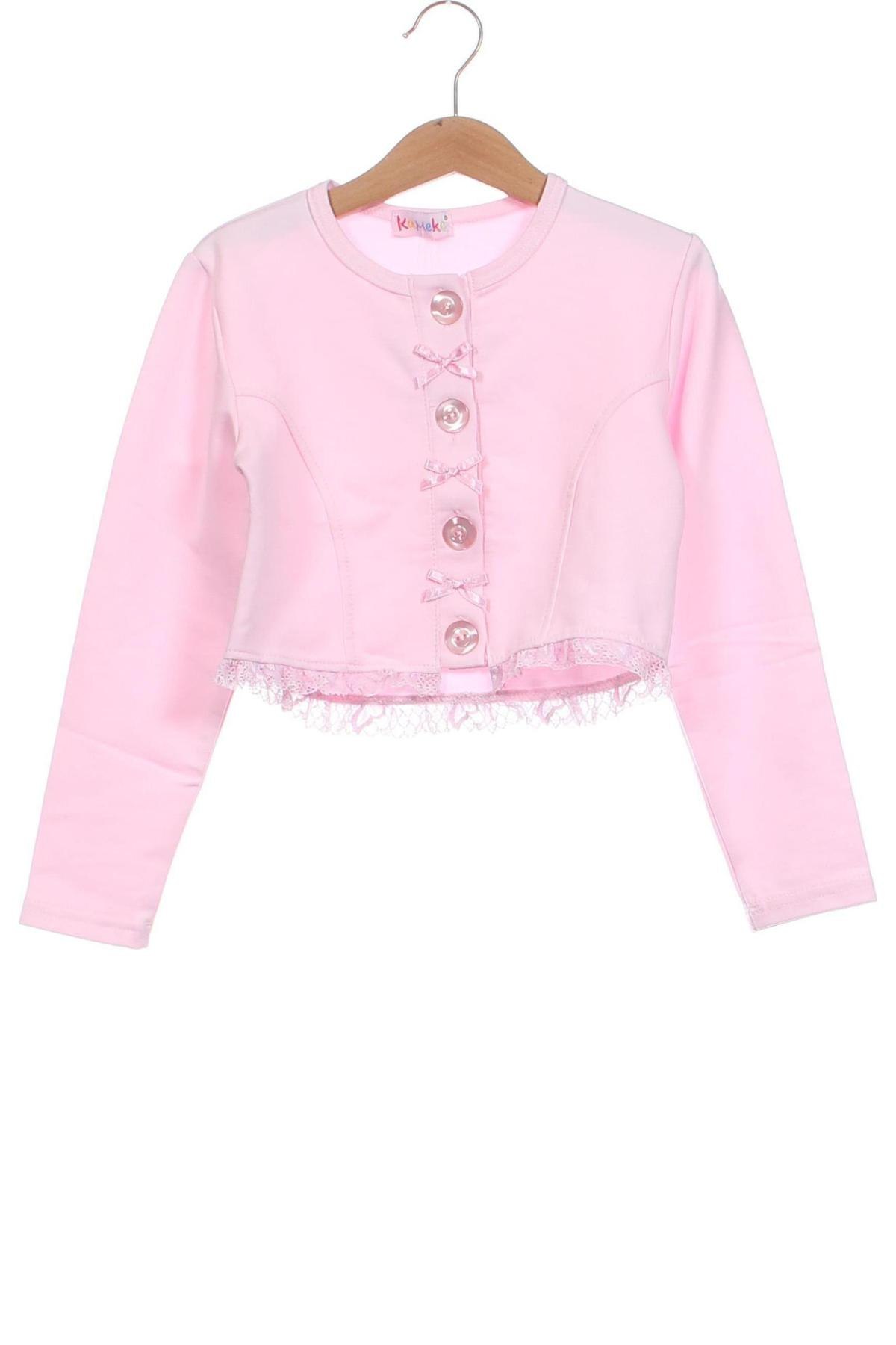 Kinder Strickjacke, Größe 5-6y/ 116-122 cm, Farbe Rosa, Preis 14,32 €