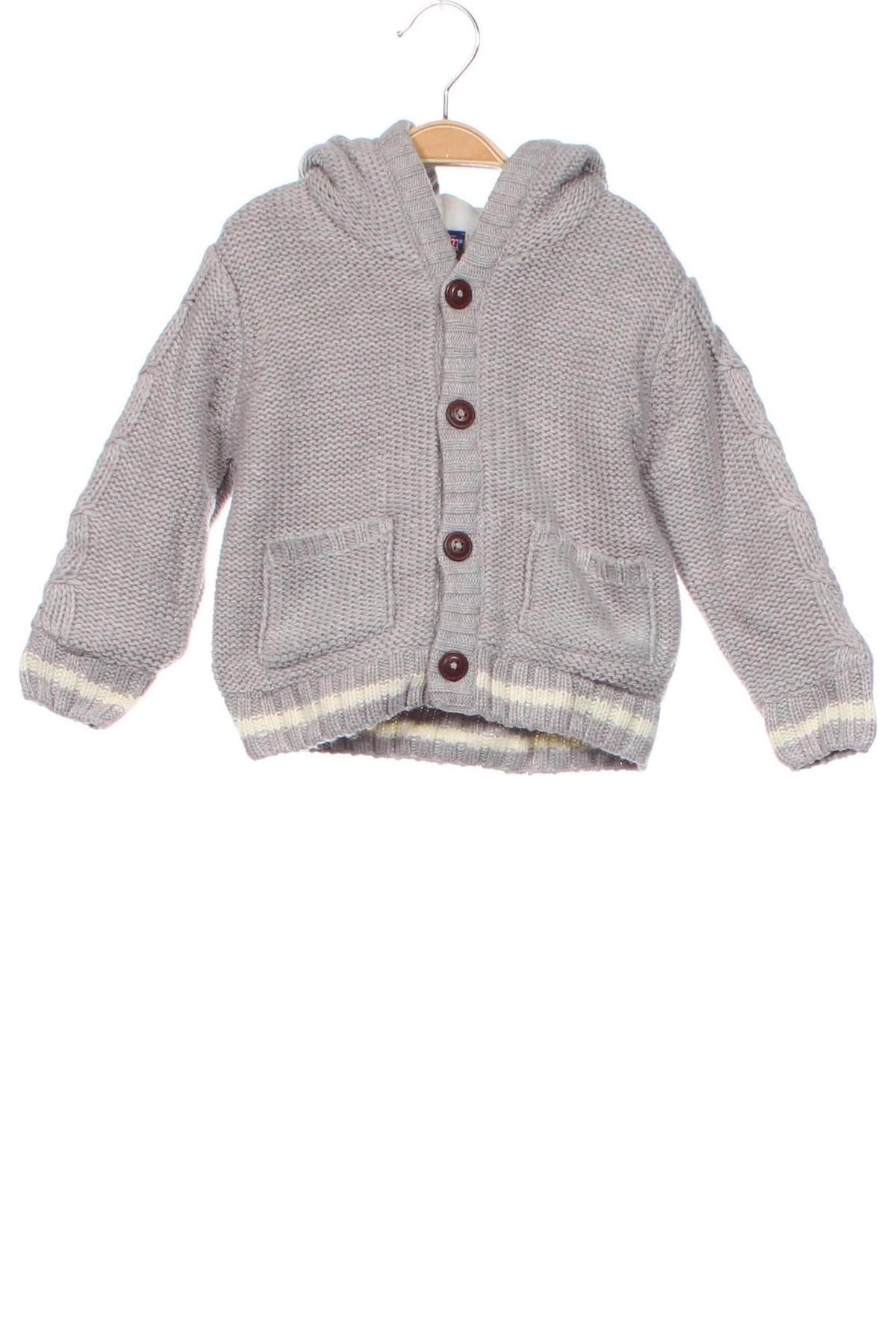 Kinder Strickjacke Lupilu, Größe 9-12m/ 74-80 cm, Farbe Grau, Preis 8,99 €