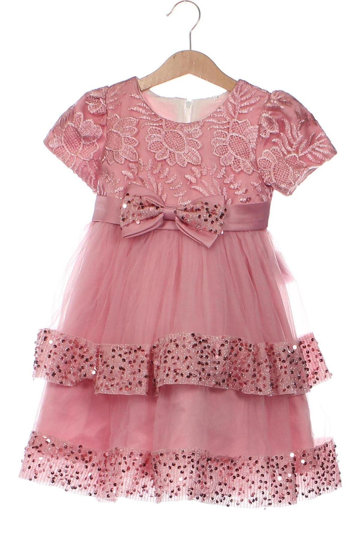 Kinderkleid, Größe 5-6y/ 116-122 cm, Farbe Aschrosa, Preis € 11,70