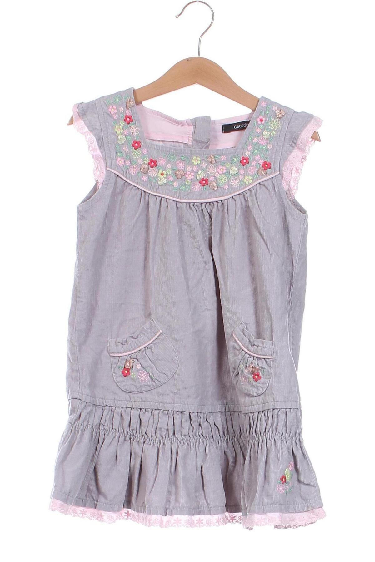 Kinderkleid George, Größe 2-3y/ 98-104 cm, Farbe Grau, Preis € 6,99