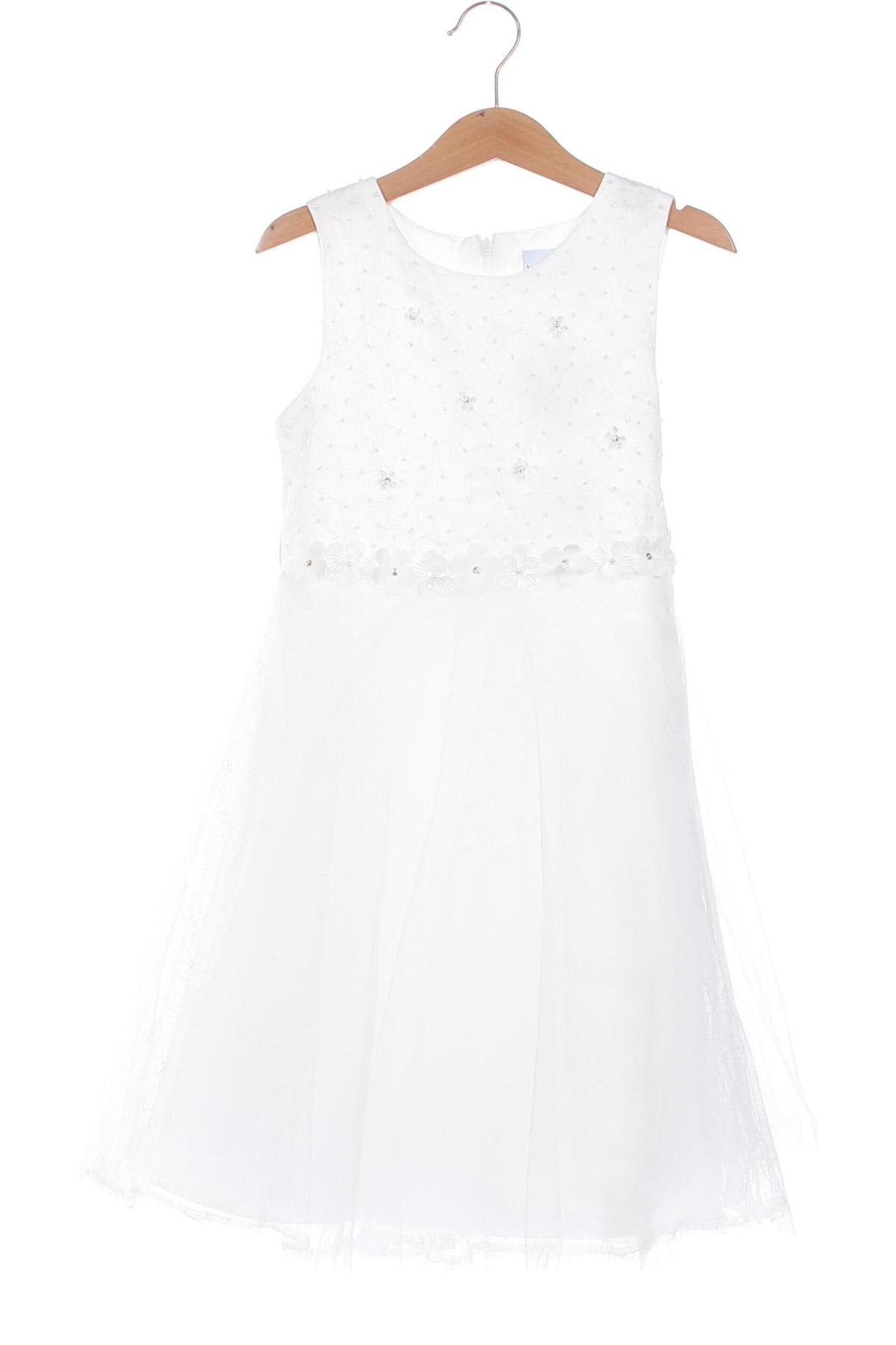 Rochie pentru copii Happy Girls By Eisend, Mărime 4-5y/ 110-116 cm, Culoare Alb, Preț 128,99 Lei