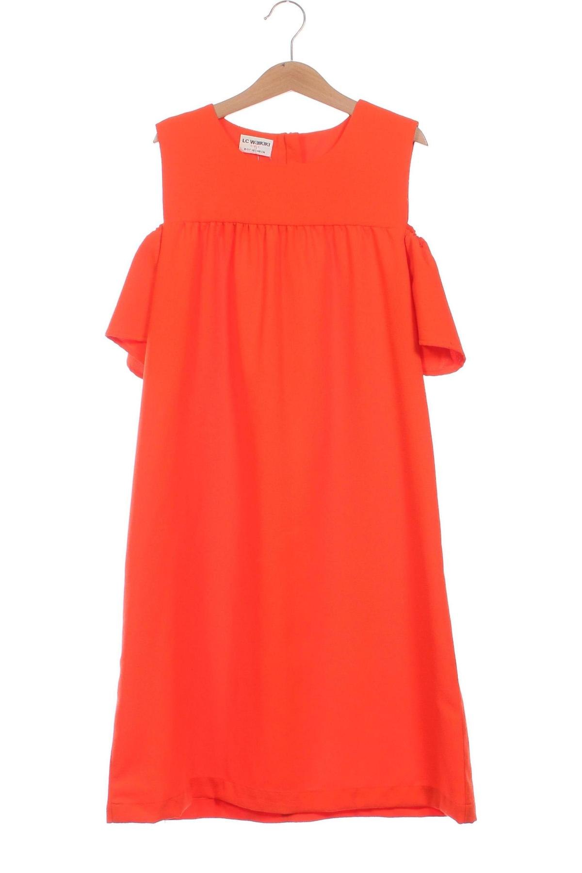 Kinderkleid LC Waikiki, Größe 9-10y/ 140-146 cm, Farbe Orange, Preis € 7,79