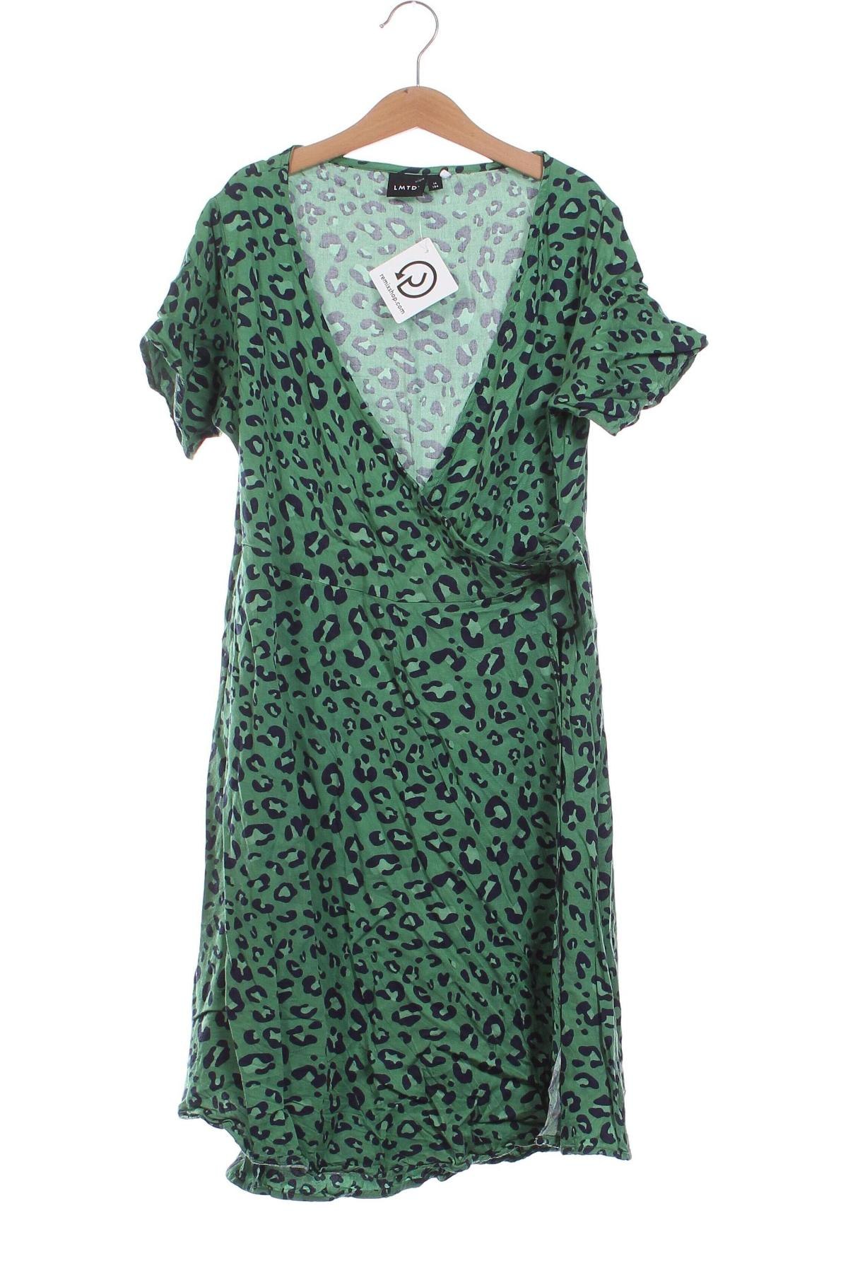 Rochie pentru copii LMTD, Mărime 12-13y/ 158-164 cm, Culoare Verde, Preț 38,99 Lei