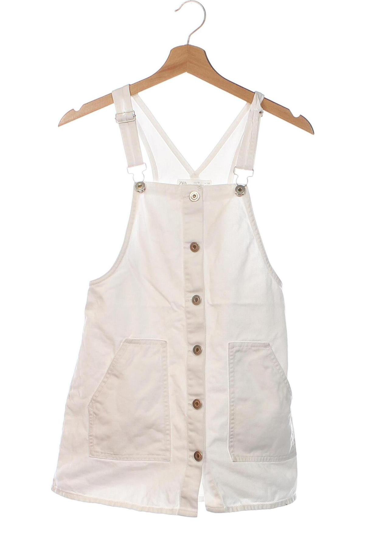 Detské šaty  Zara, Veľkosť 9-10y/ 140-146 cm, Farba Biela, Cena  4,95 €