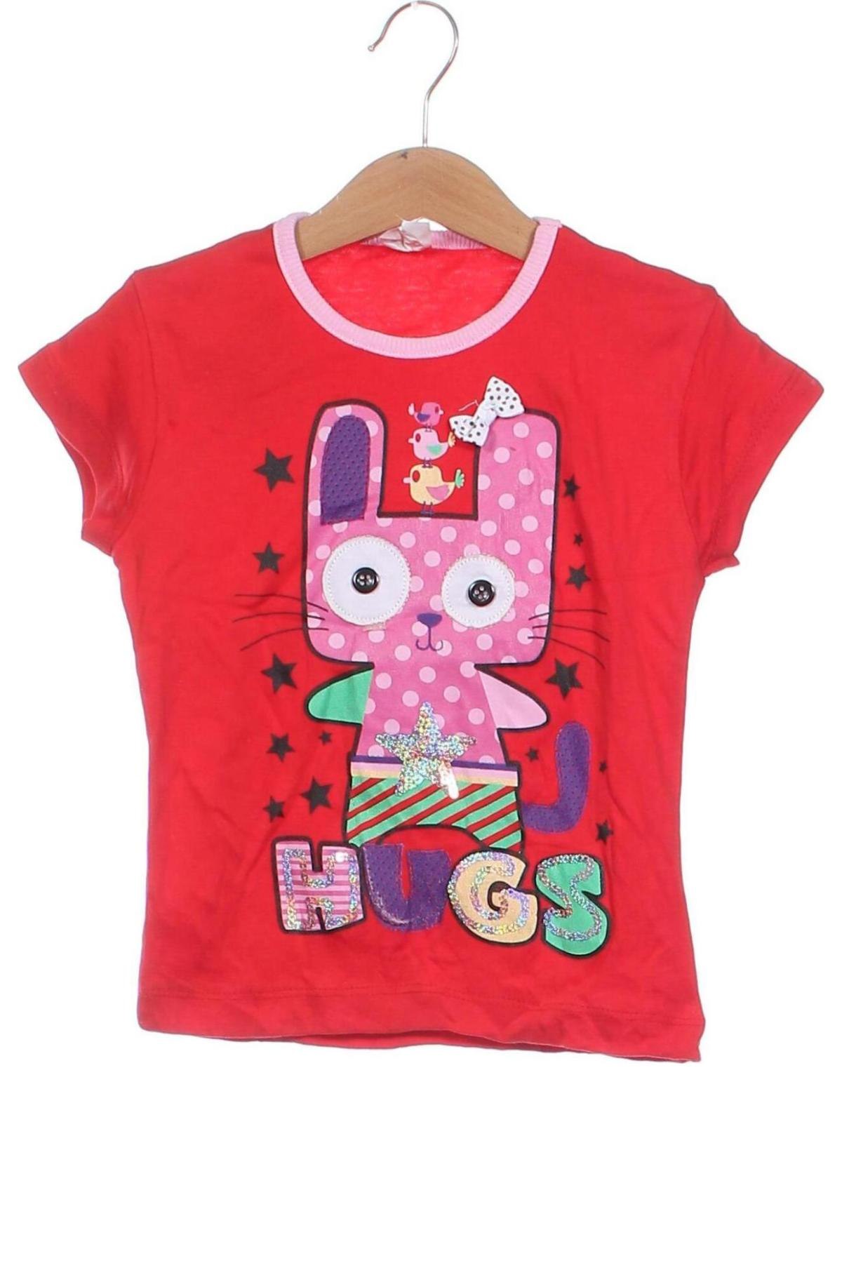 Kinder T-Shirt, Größe 5-6y/ 116-122 cm, Farbe Rot, Preis € 6,99