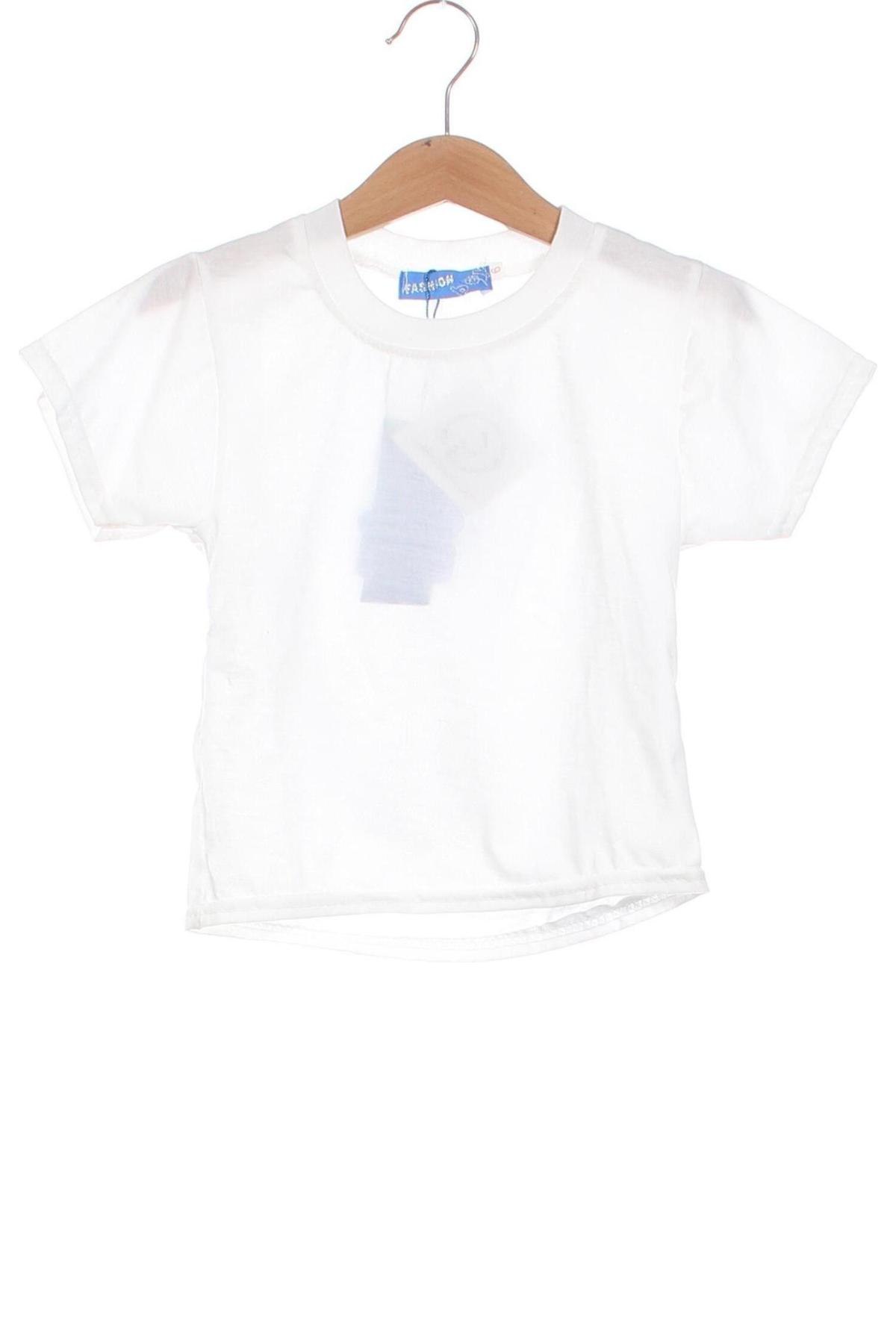 Kinder T-Shirt, Größe 5-6y/ 116-122 cm, Farbe Weiß, Preis € 4,79